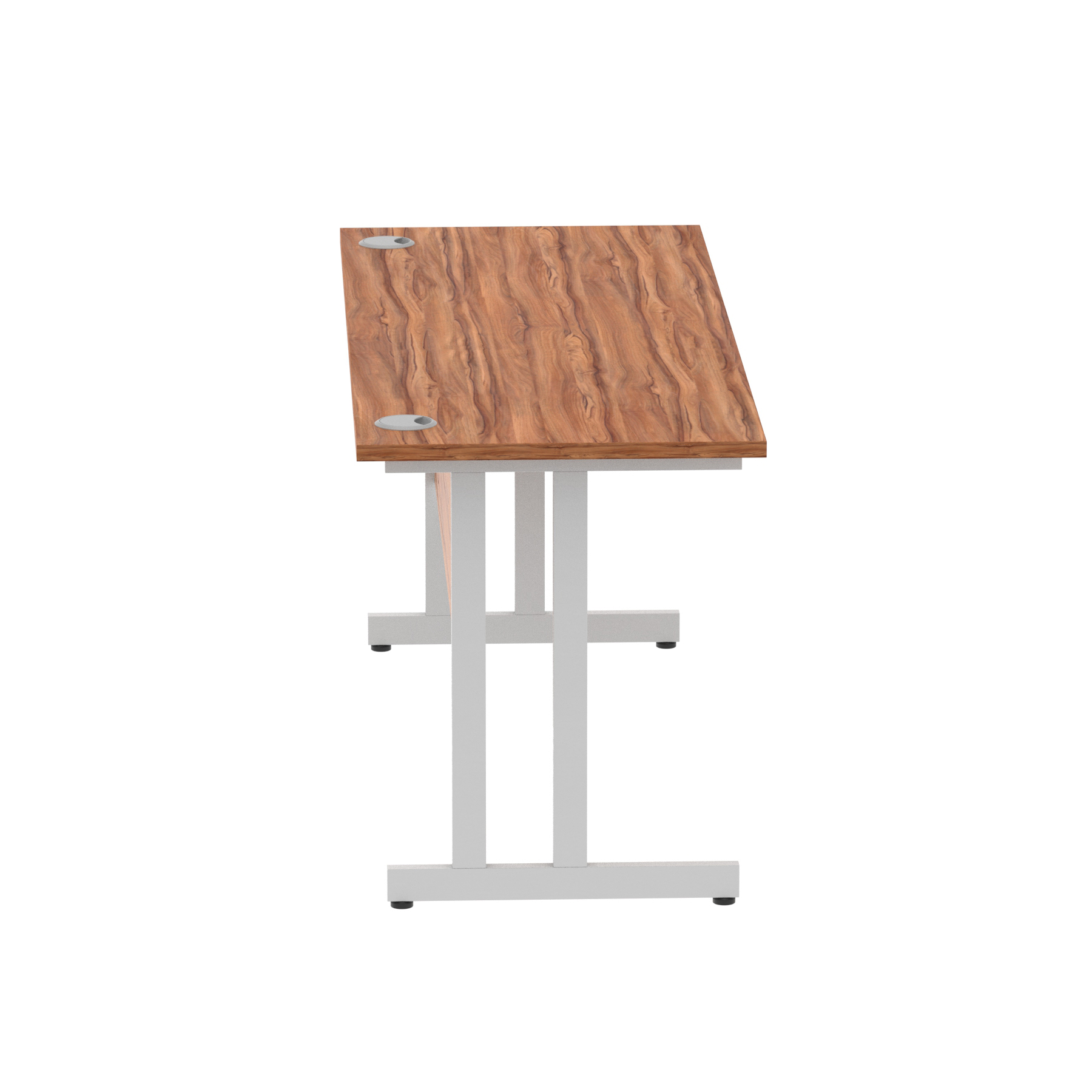 Walnut / Silver Frame