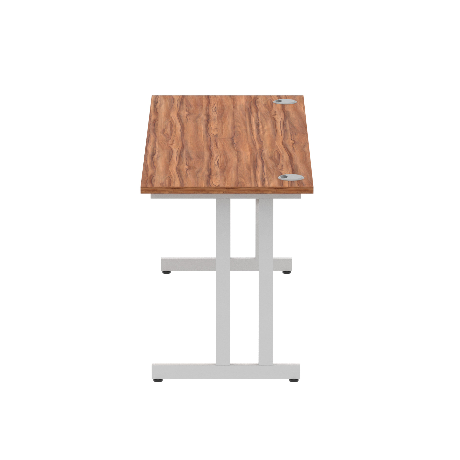 Walnut / Silver Frame