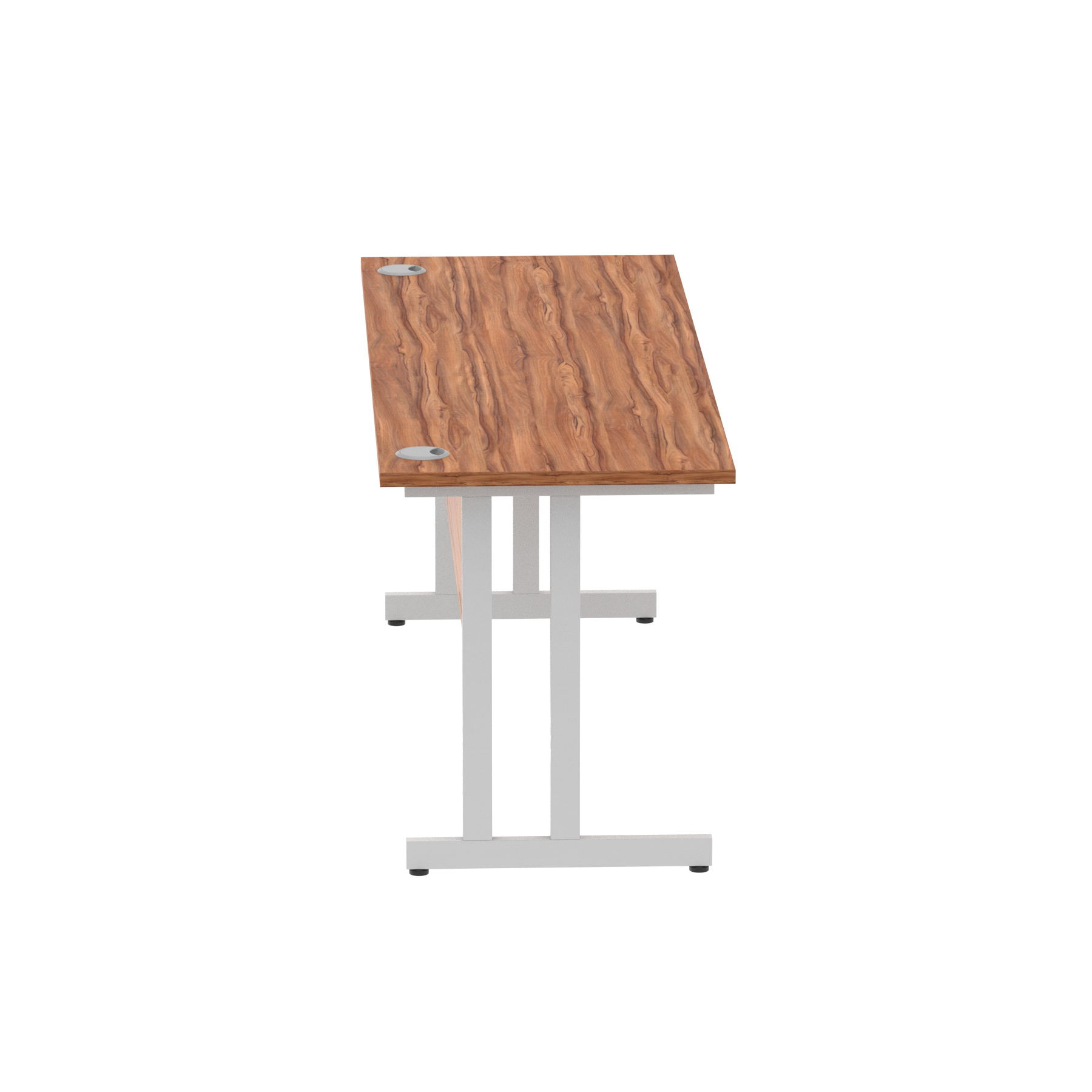 Walnut / Silver Frame