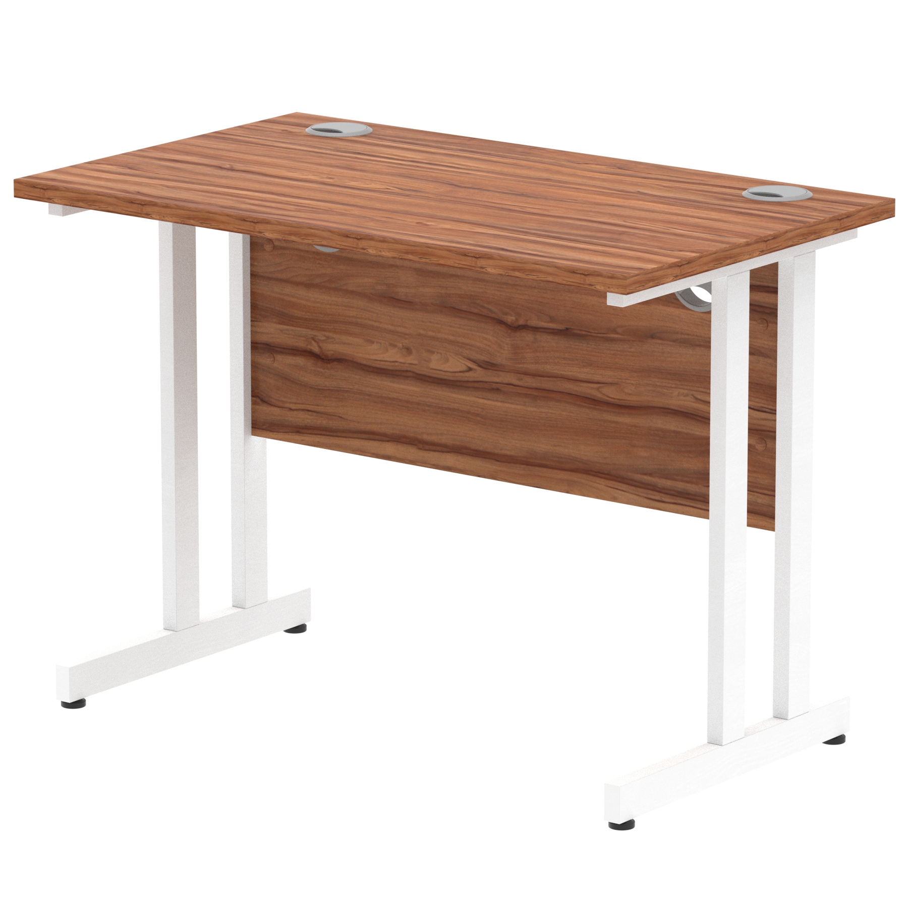 Walnut / White Frame