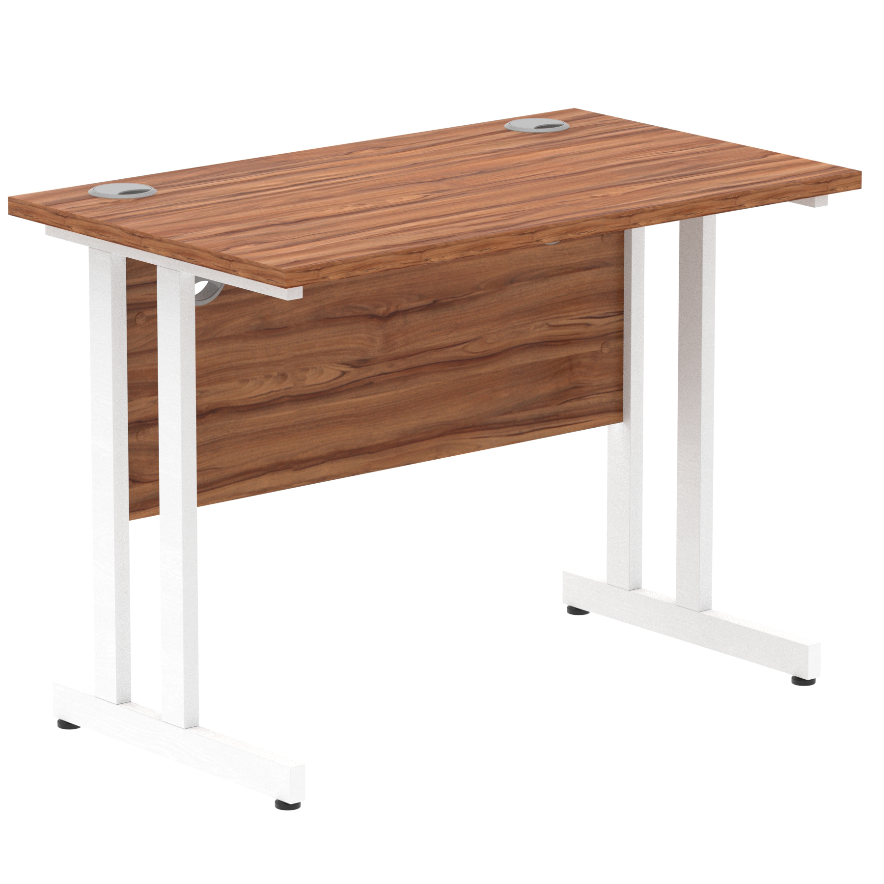 Walnut / White Frame