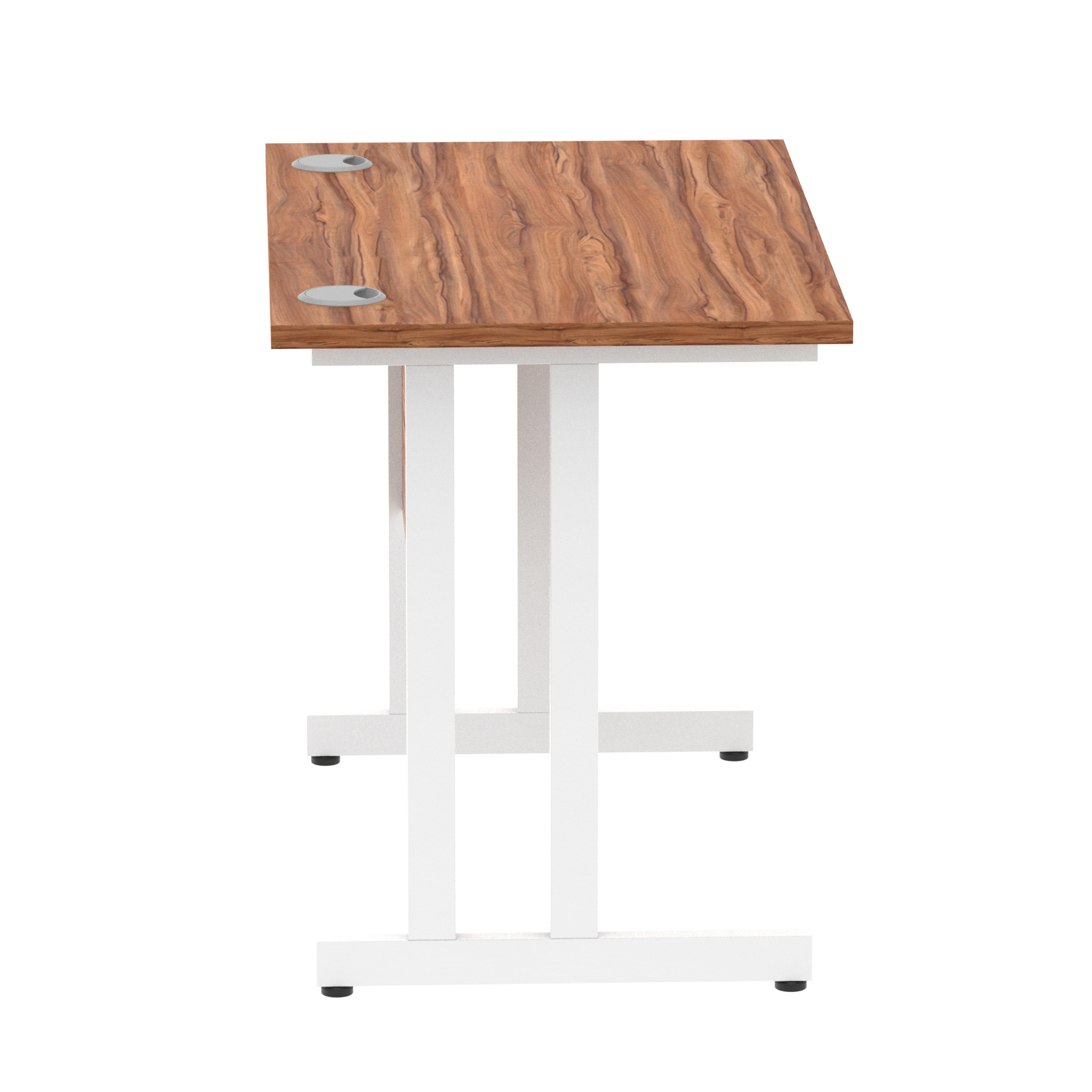 Walnut / White Frame