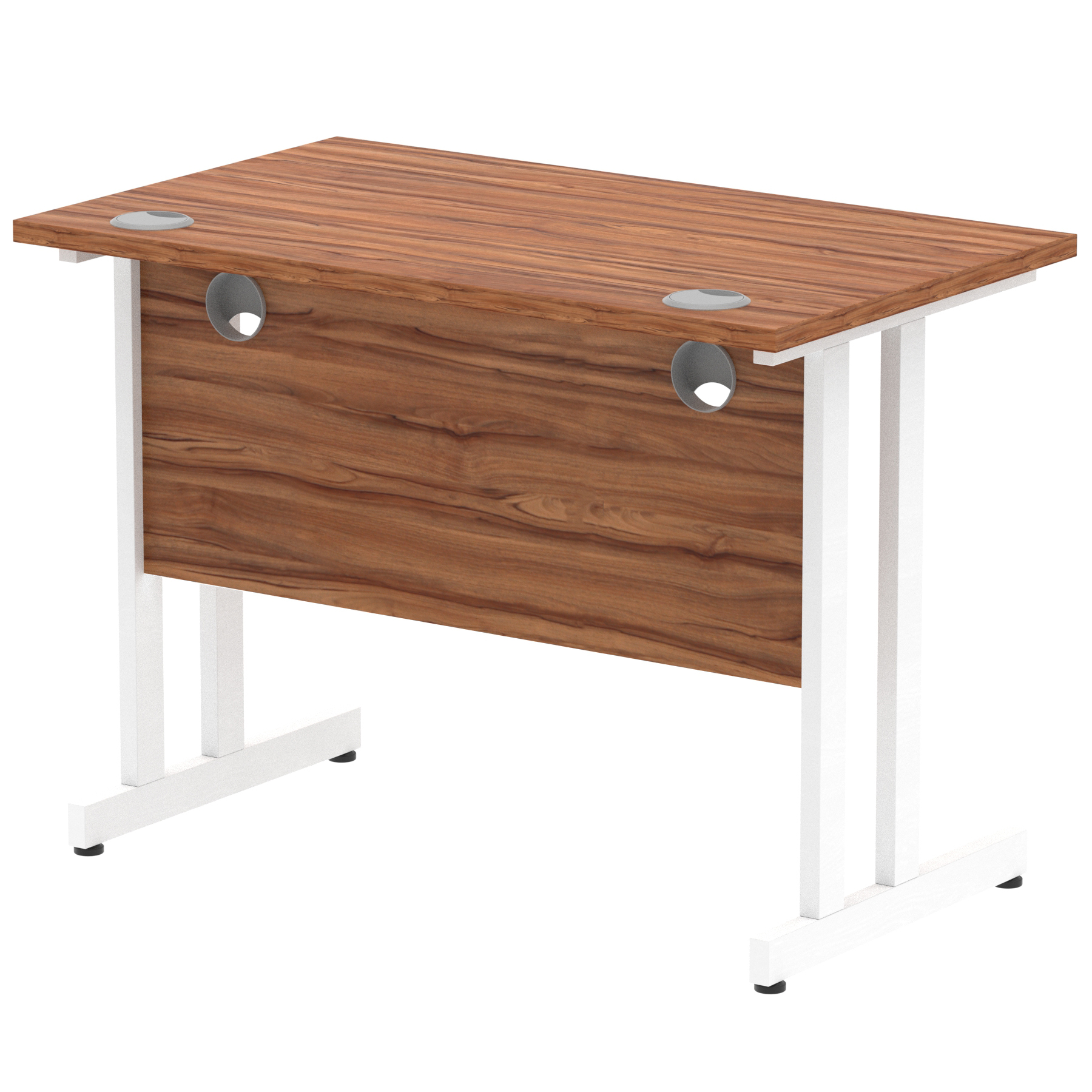 Walnut / White Frame
