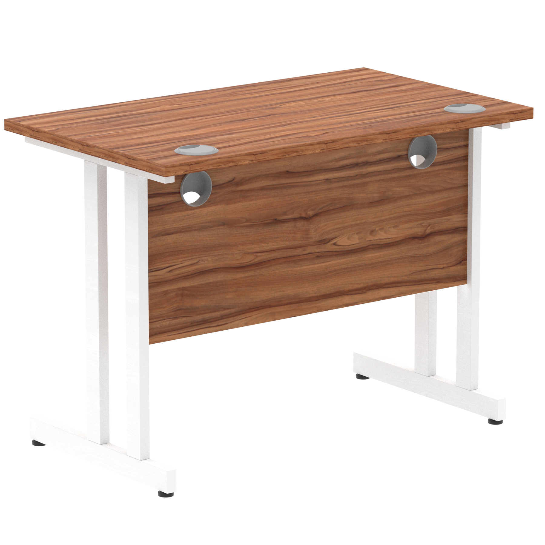 Walnut / White Frame