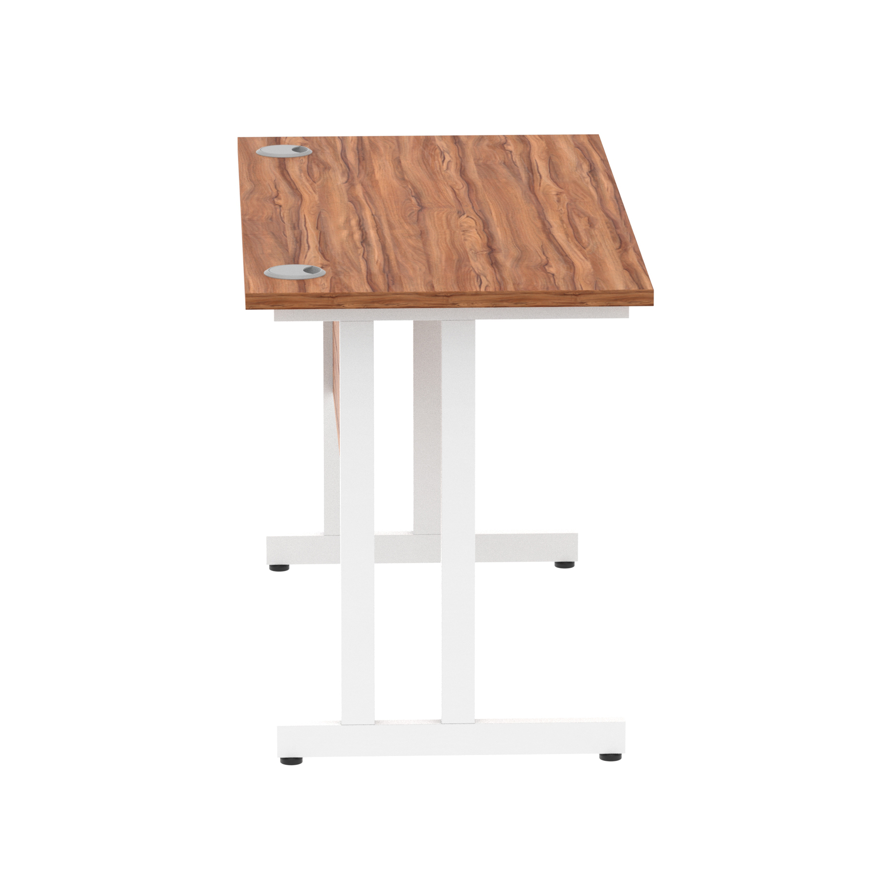 Walnut / White Frame