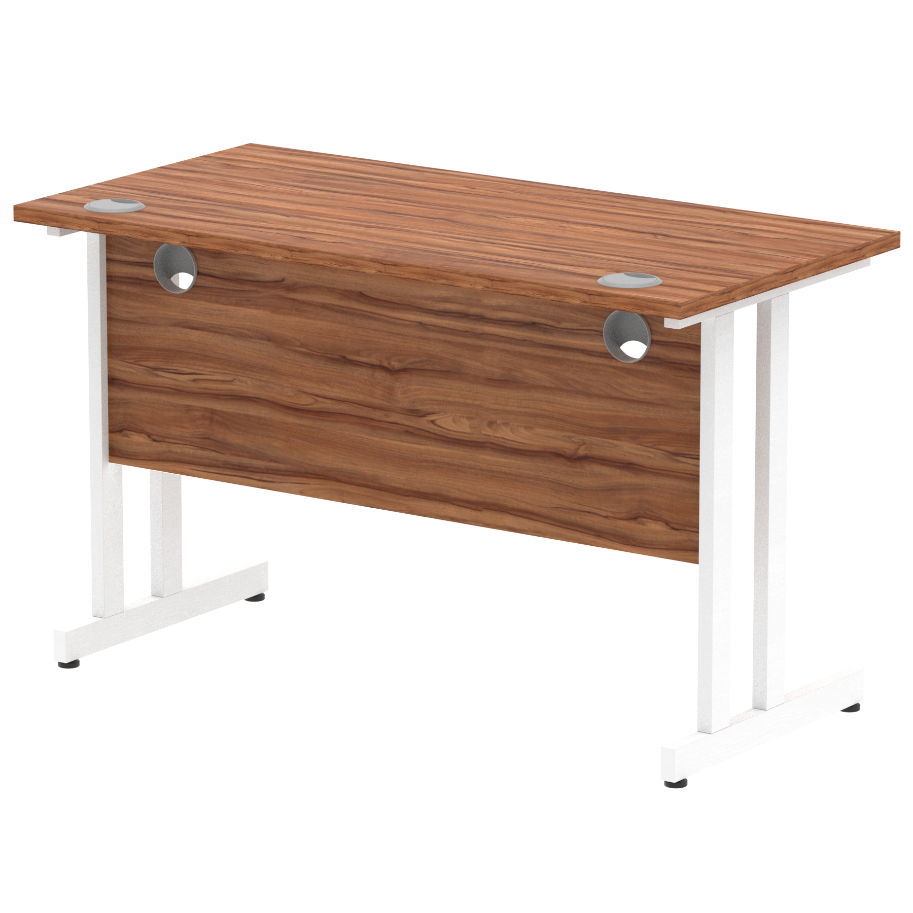 Walnut / White Frame