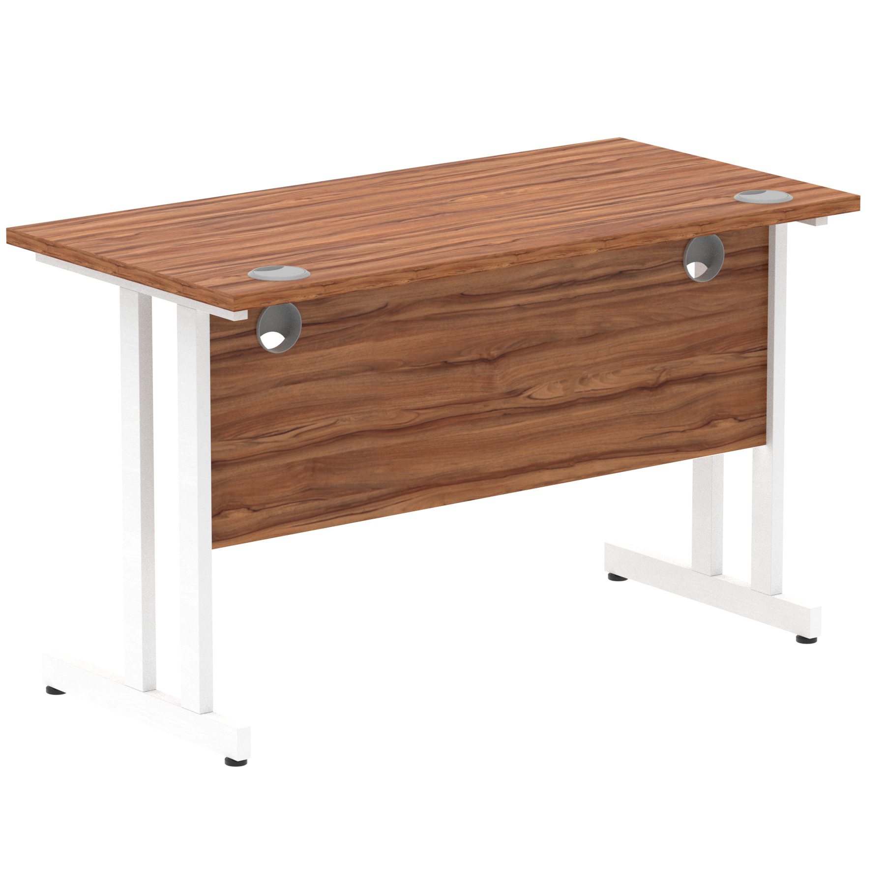 Walnut / White Frame