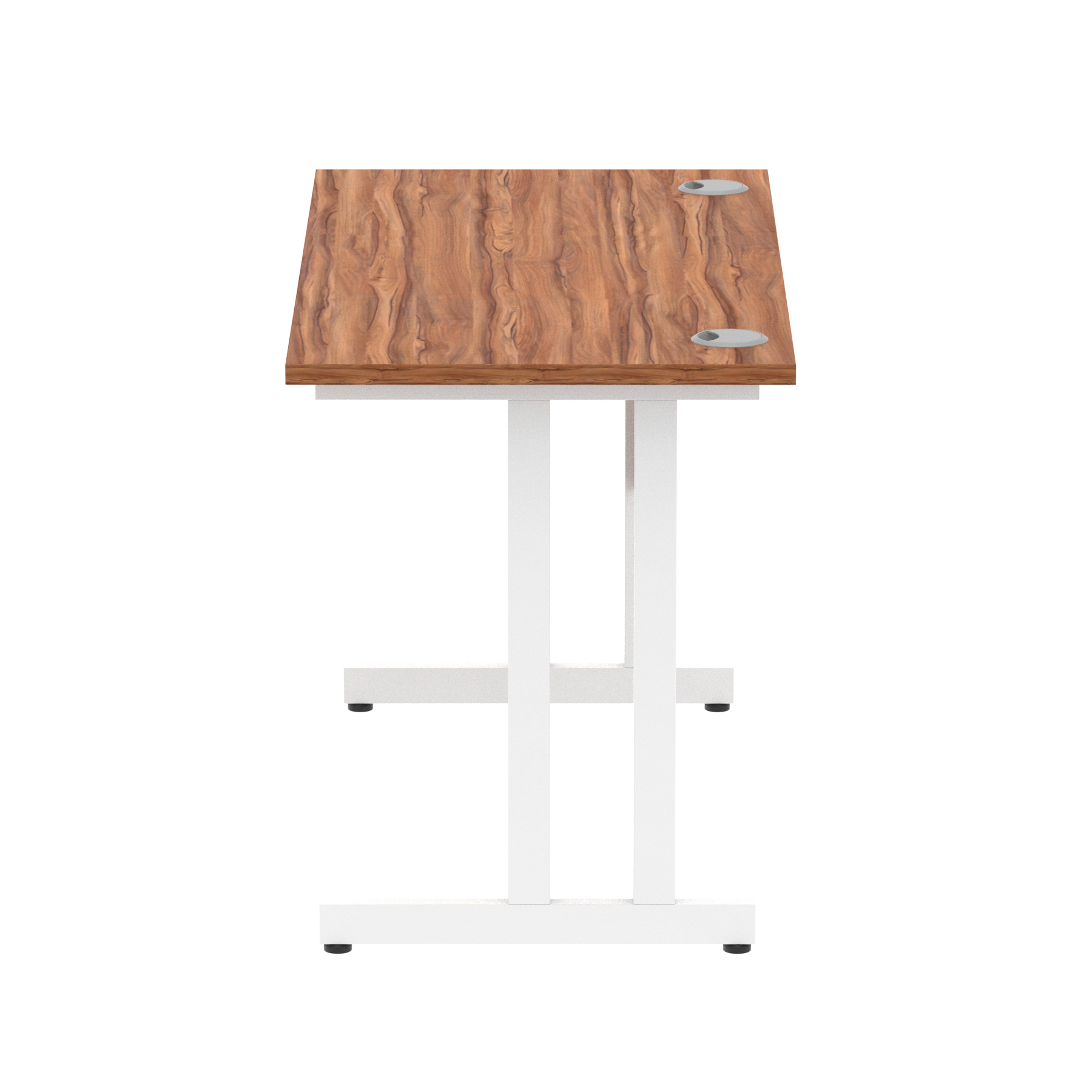 Walnut / White Frame