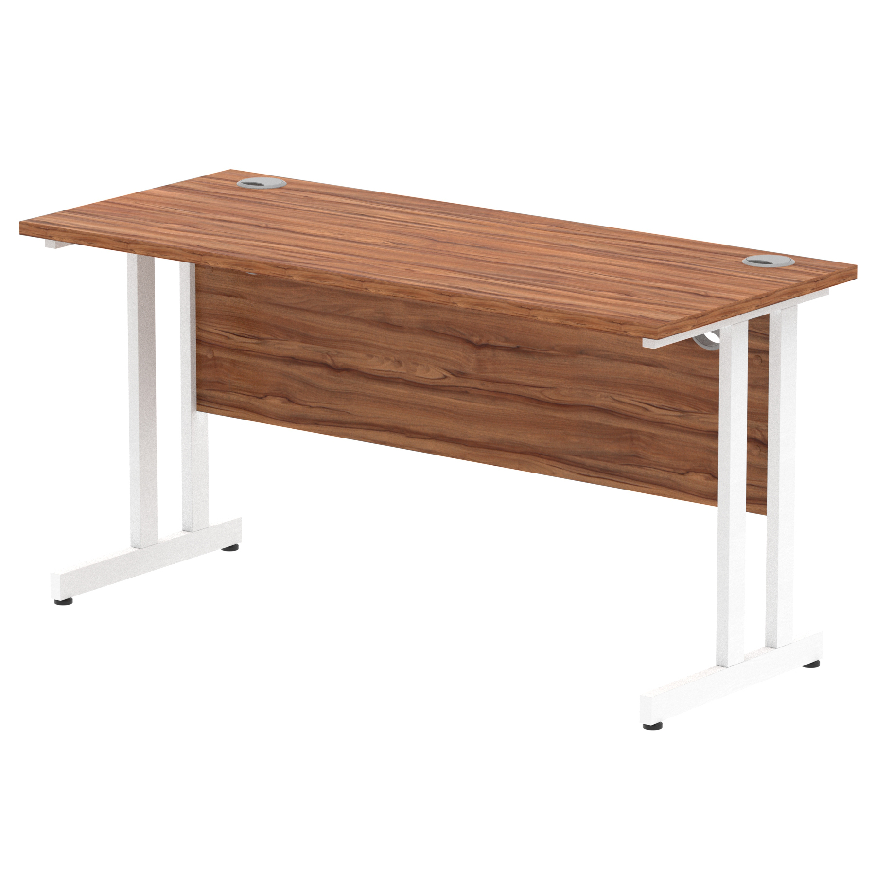 Walnut / White Frame