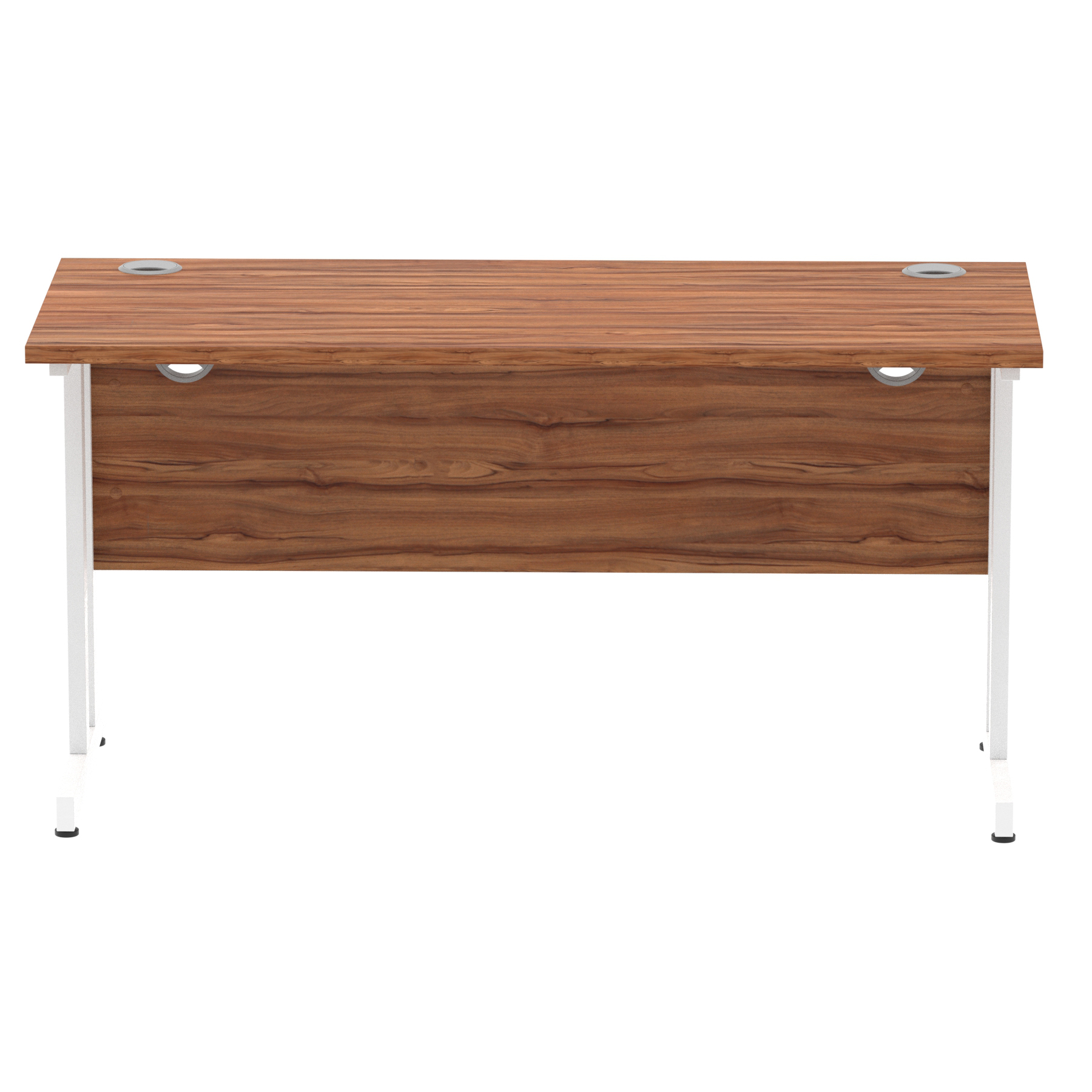 Walnut / White Frame