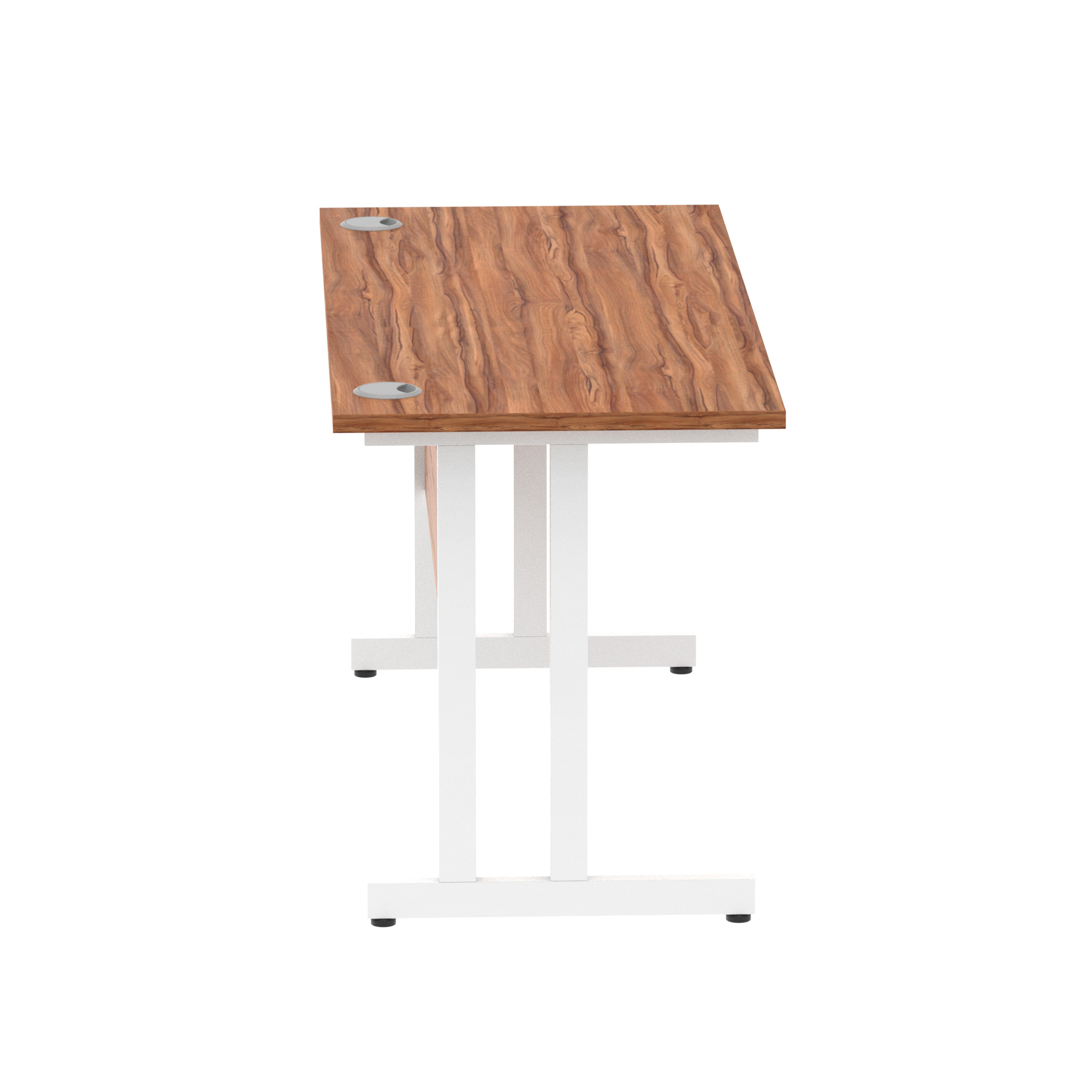 Walnut / White Frame
