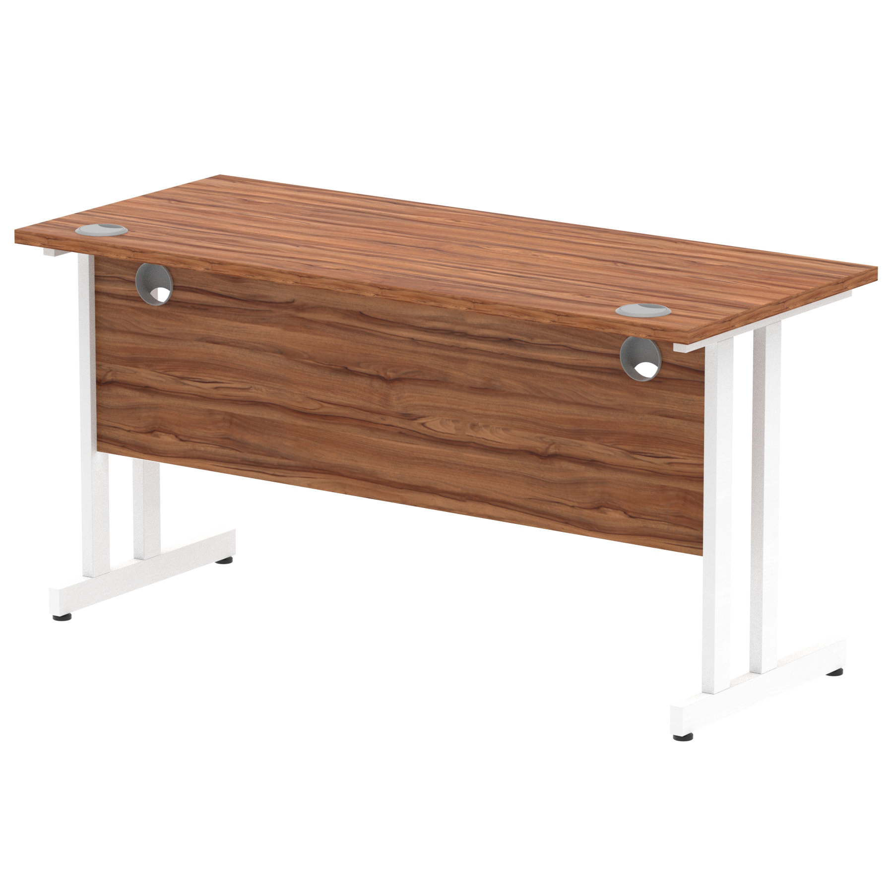 Walnut / White Frame
