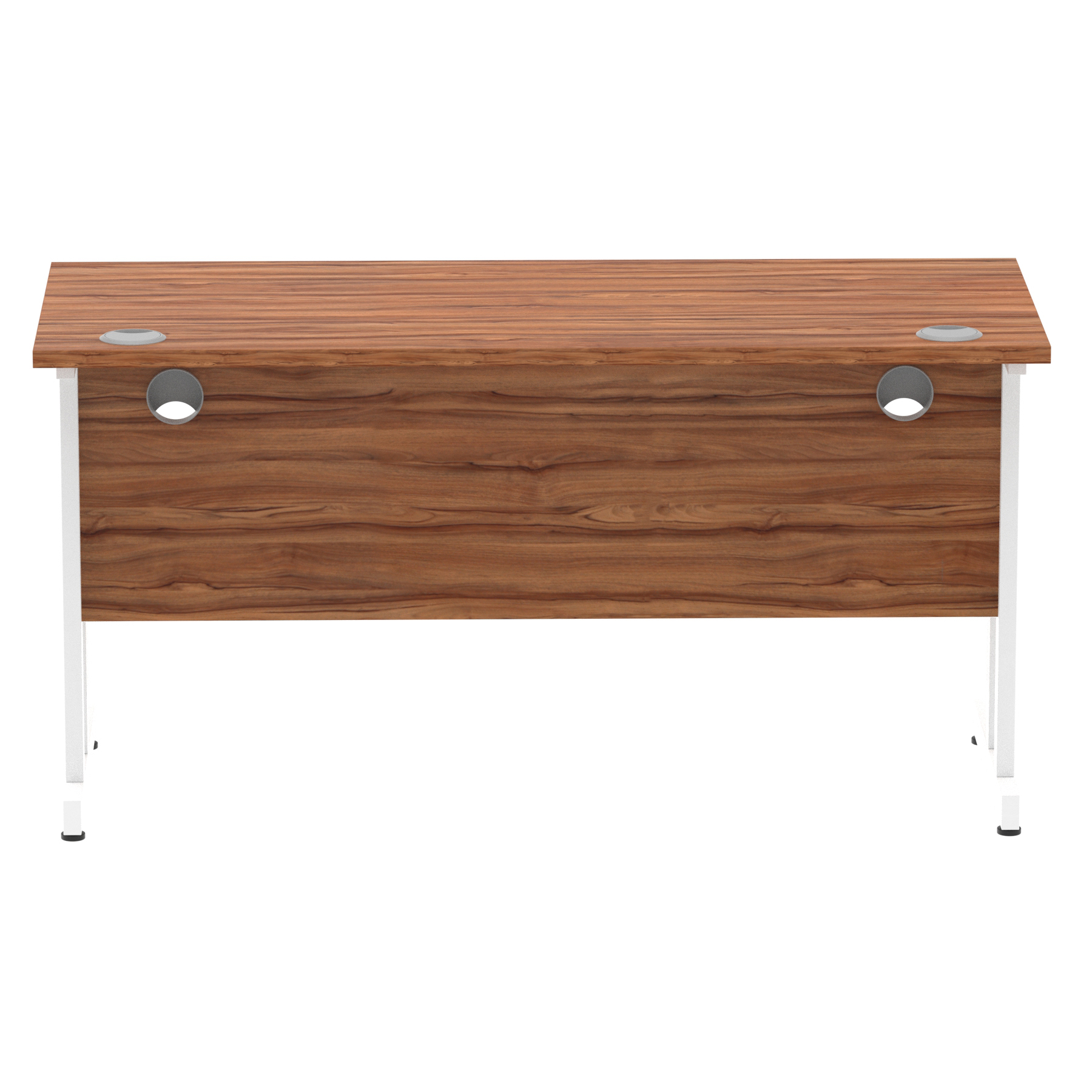 Walnut / White Frame