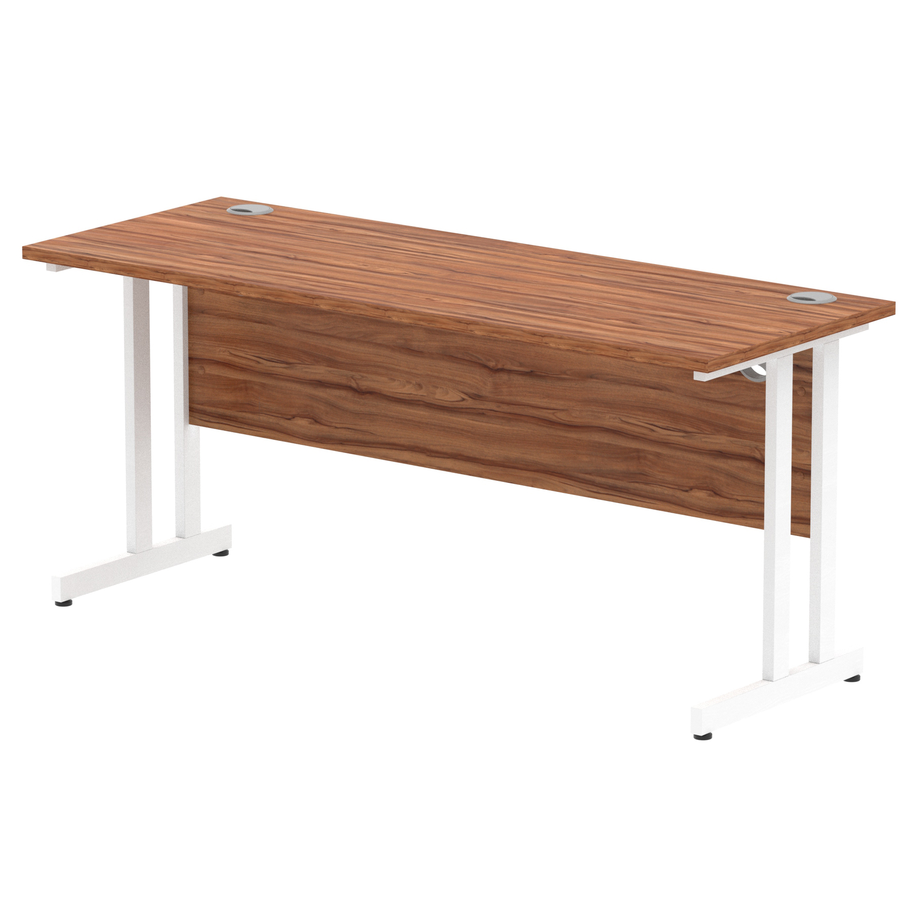 Walnut / White Frame