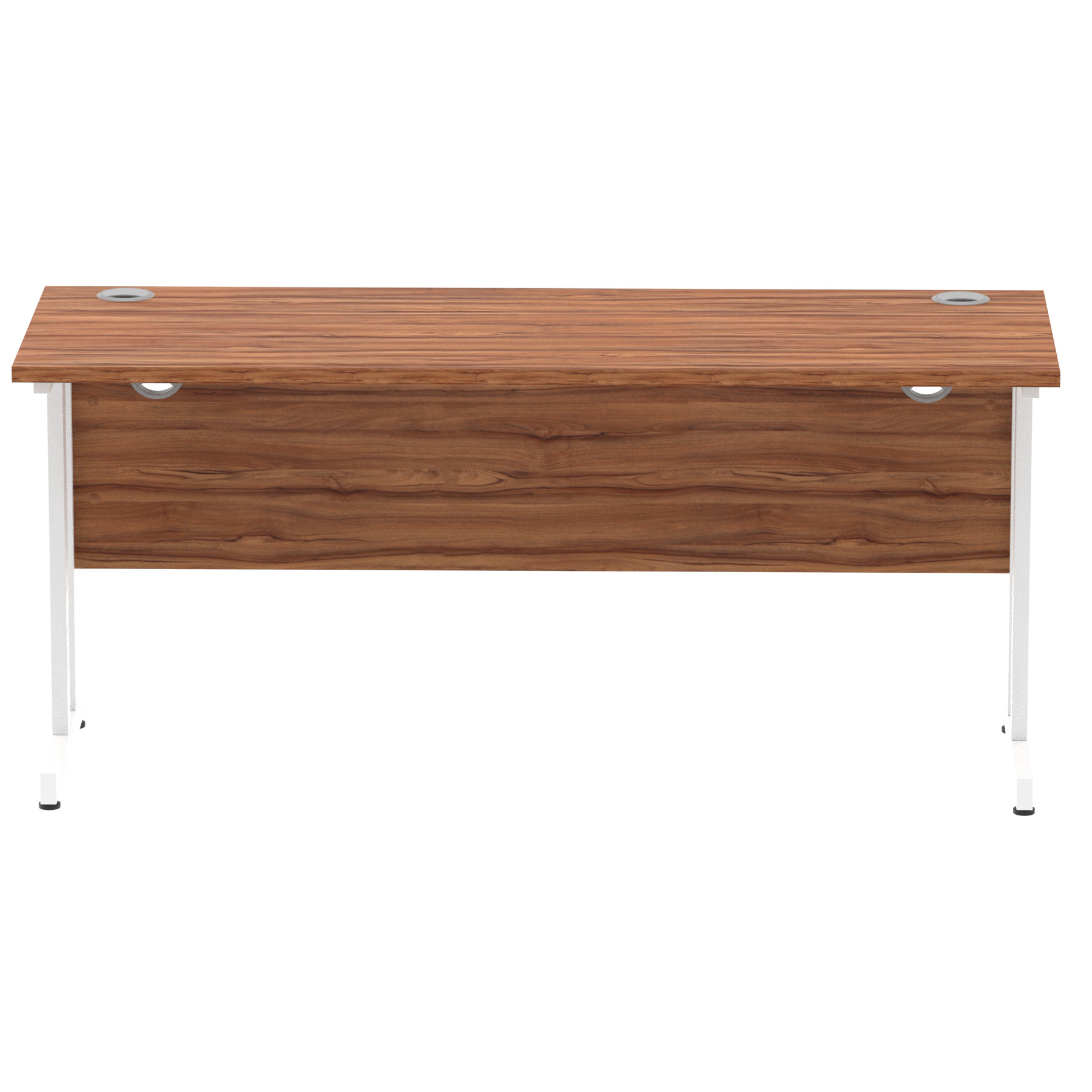 Walnut / White Frame