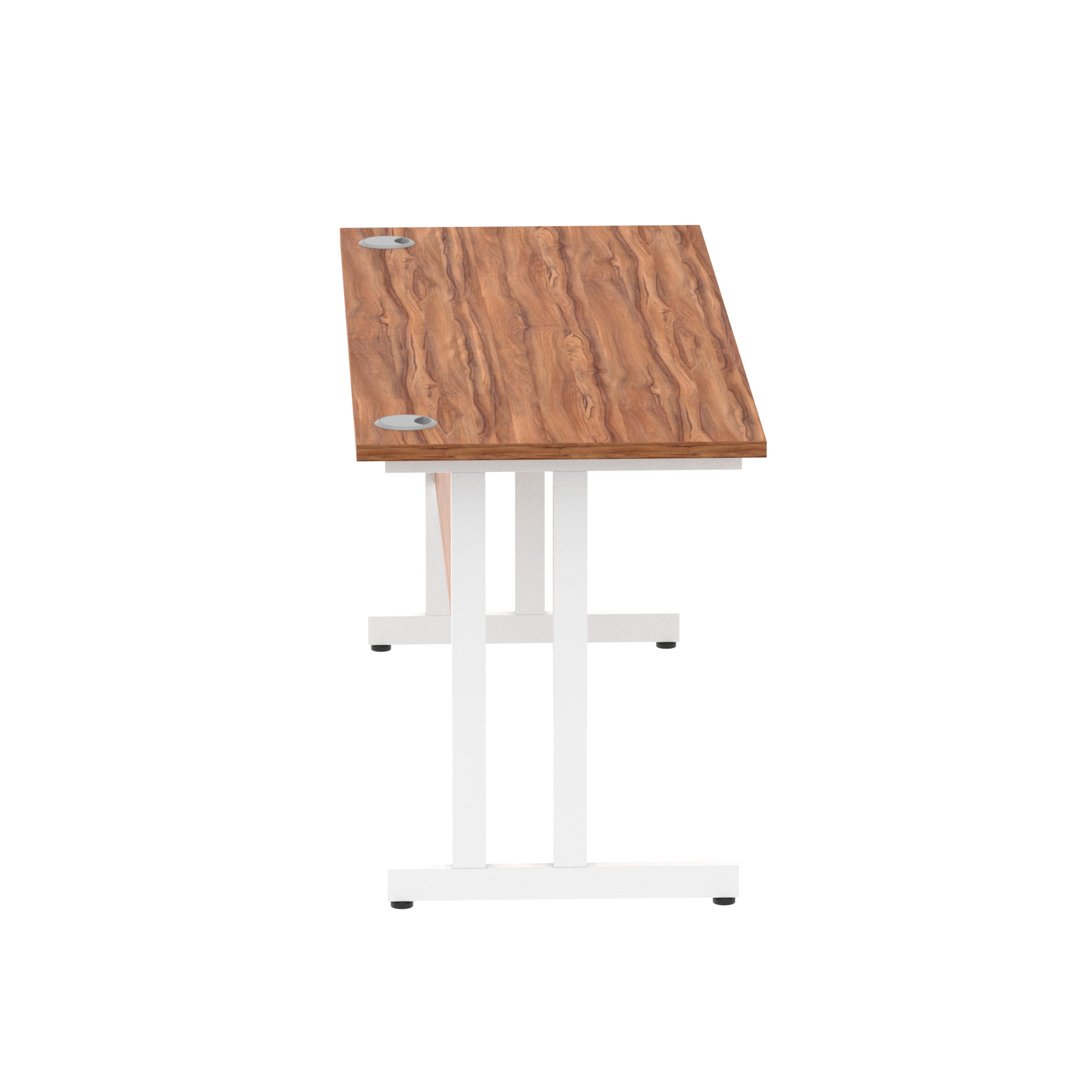 Walnut / White Frame