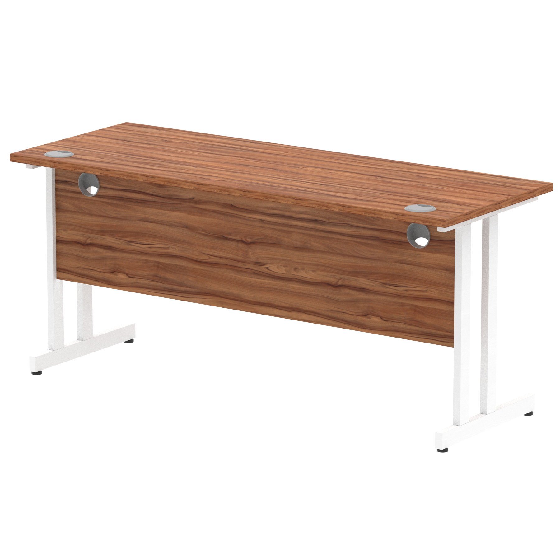 Walnut / White Frame