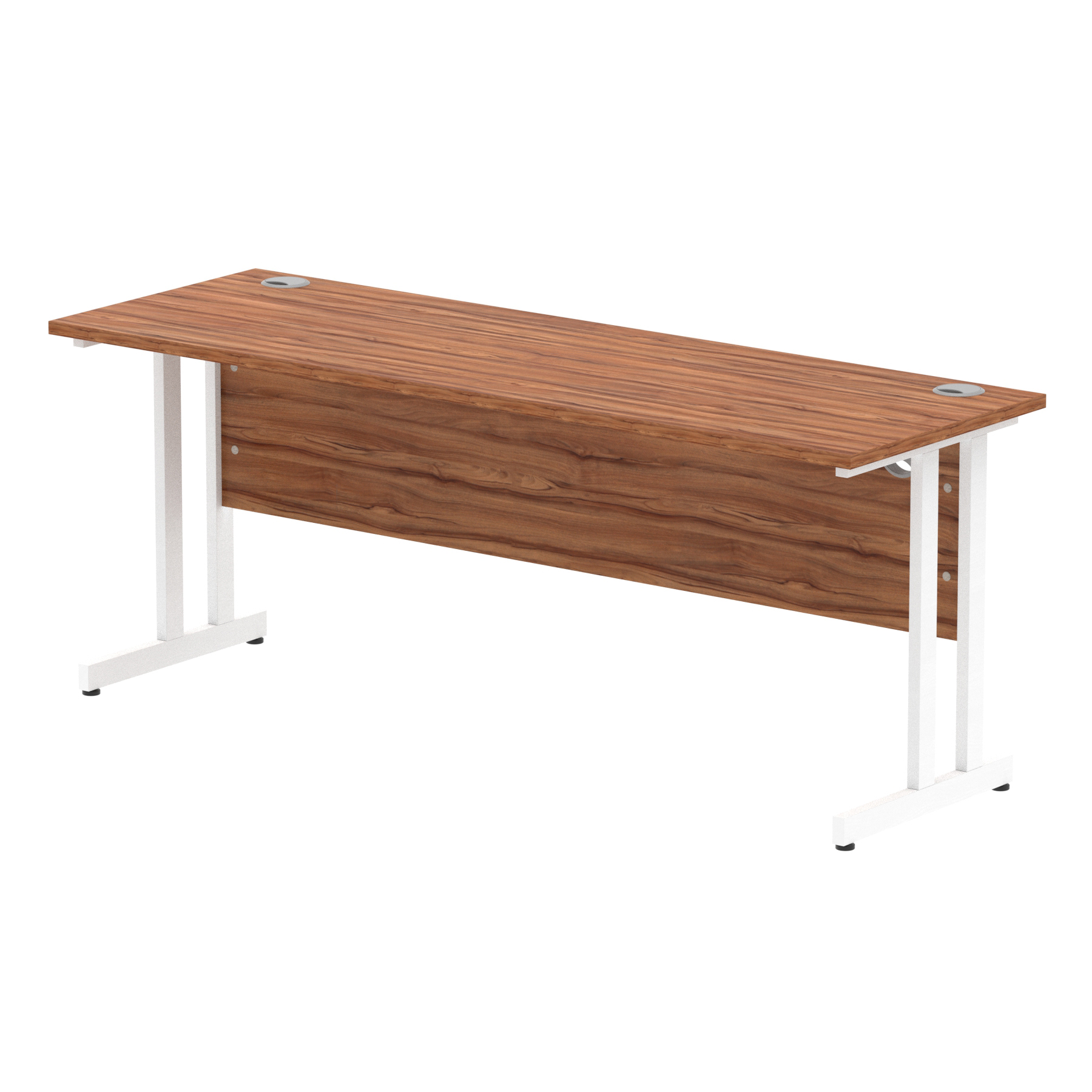 Walnut / White Frame