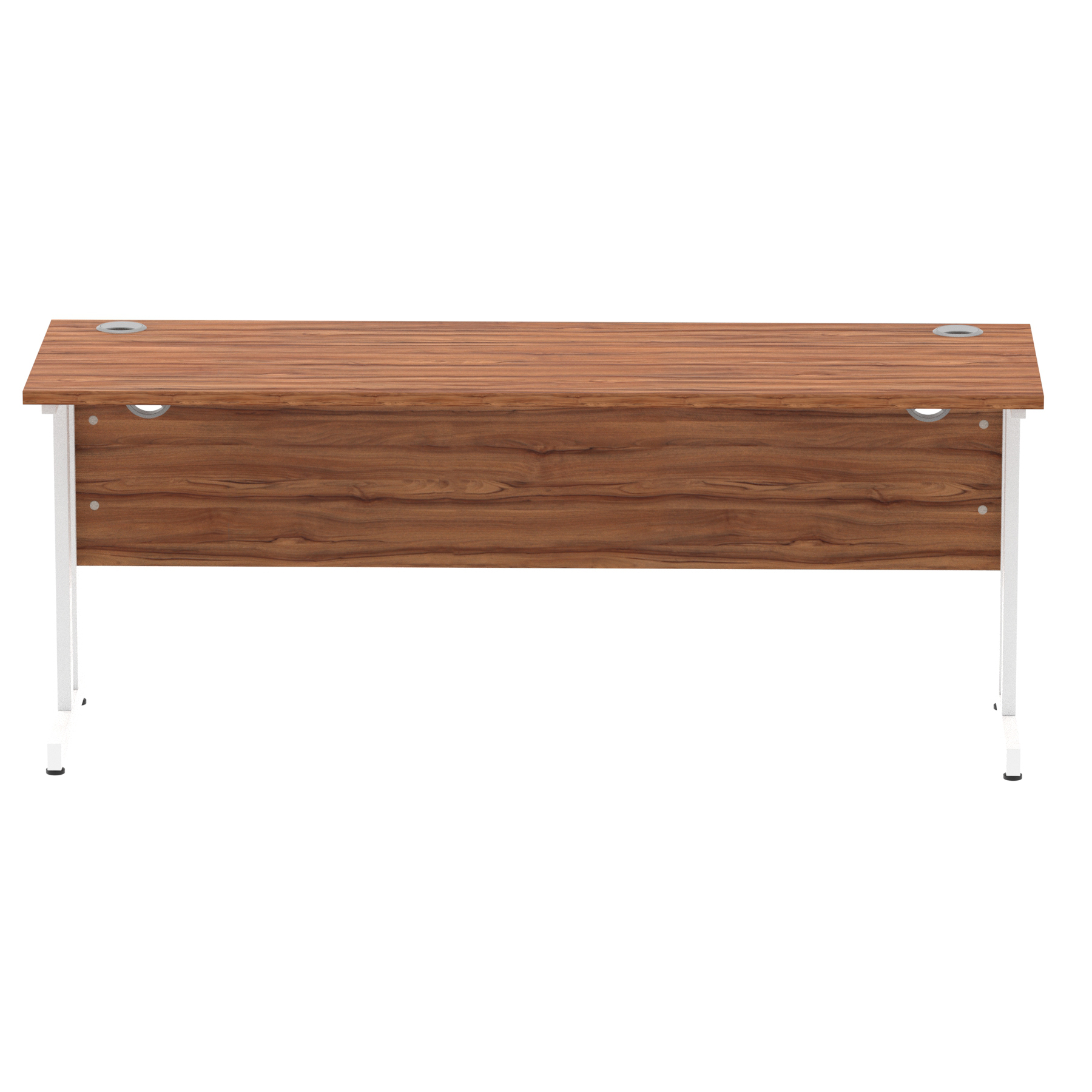 Walnut / White Frame
