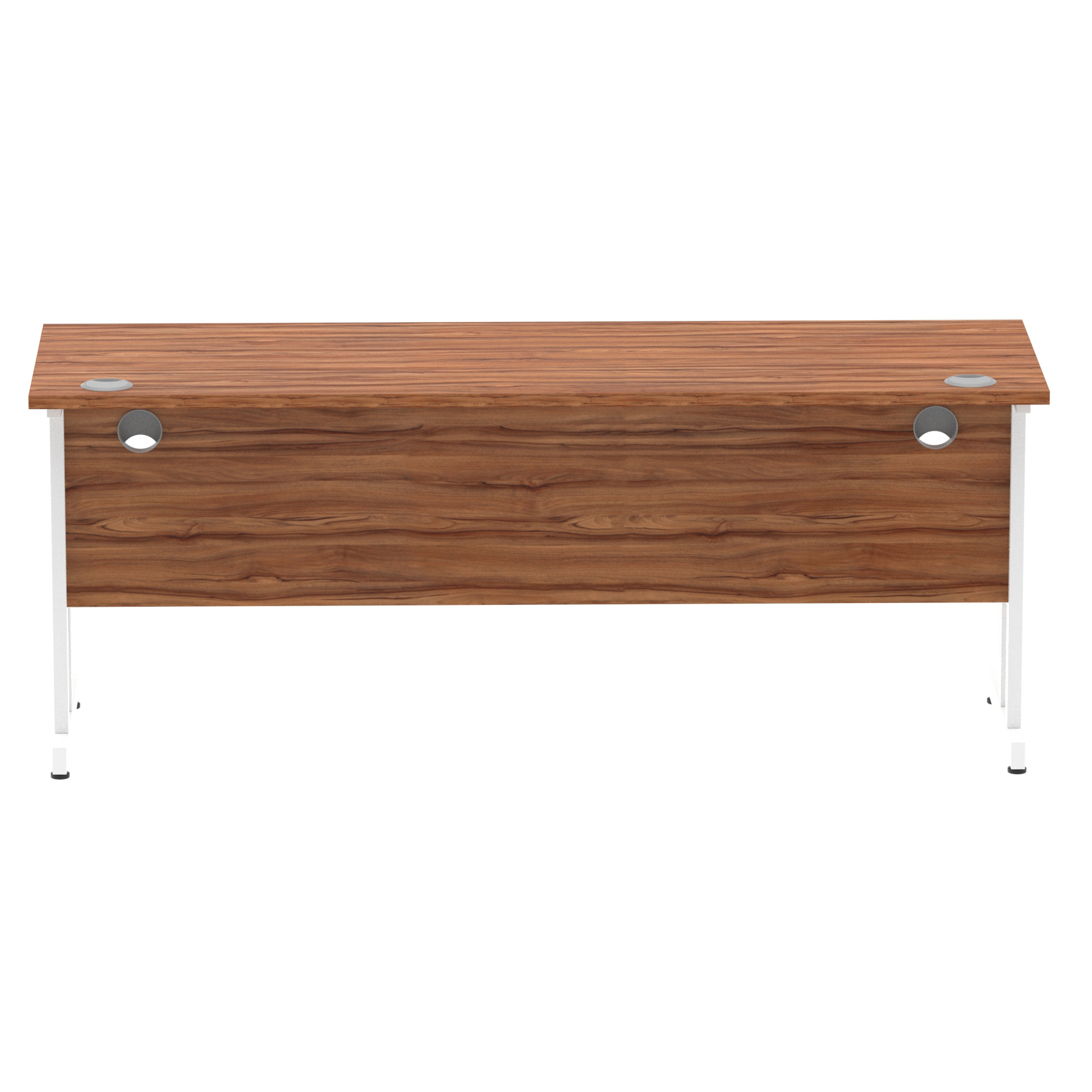 Walnut / White Frame