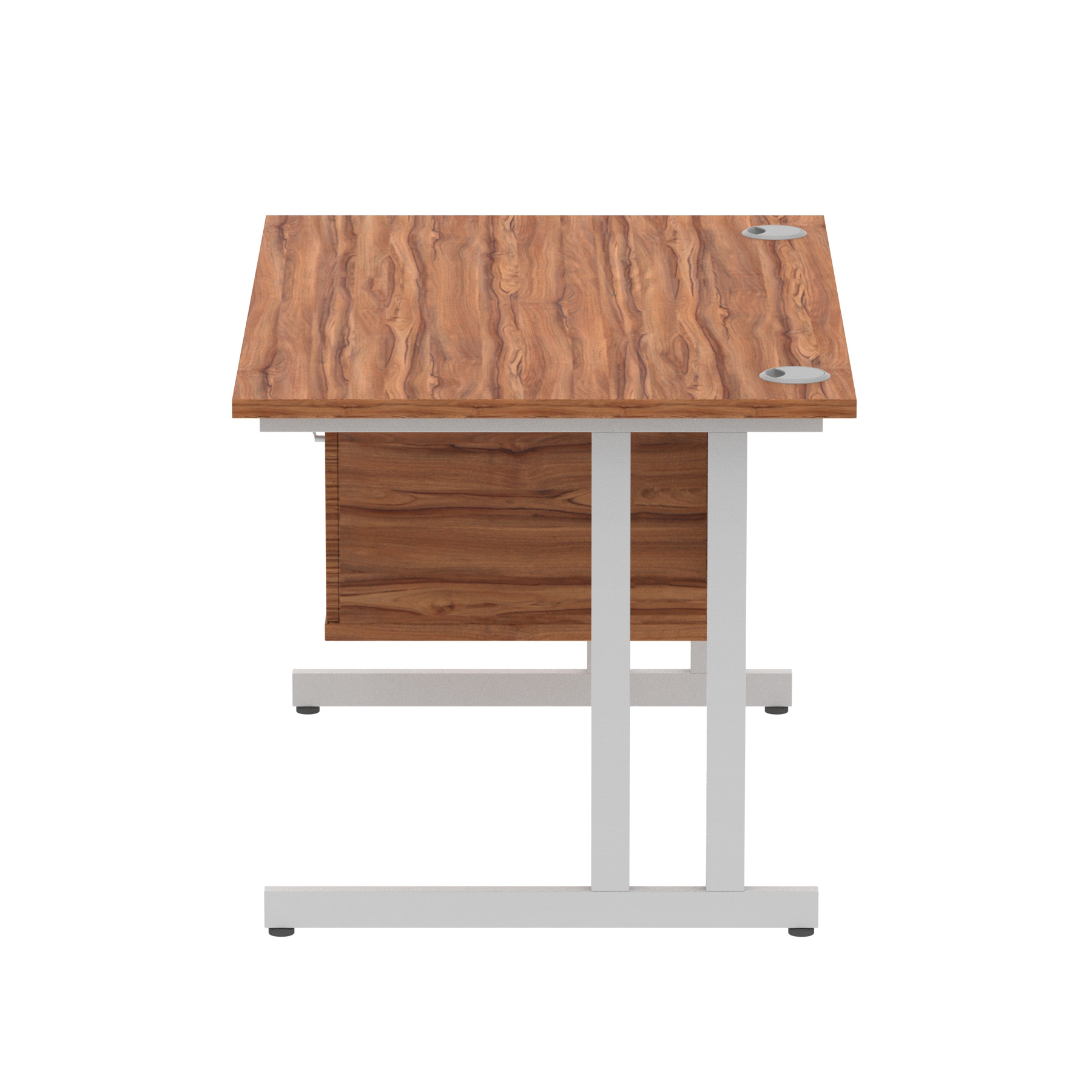 Walnut / Silver Frame