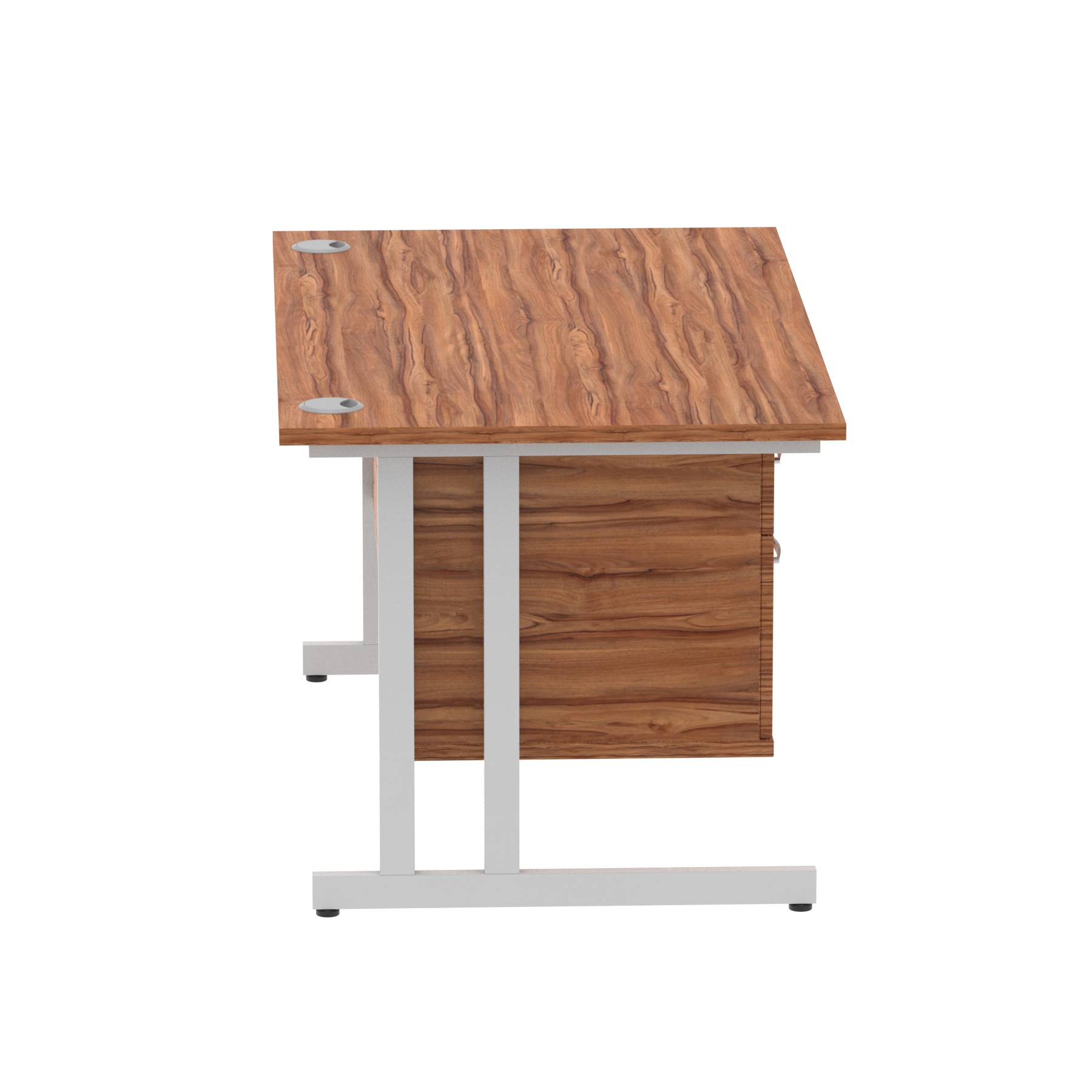 Walnut / Silver Frame