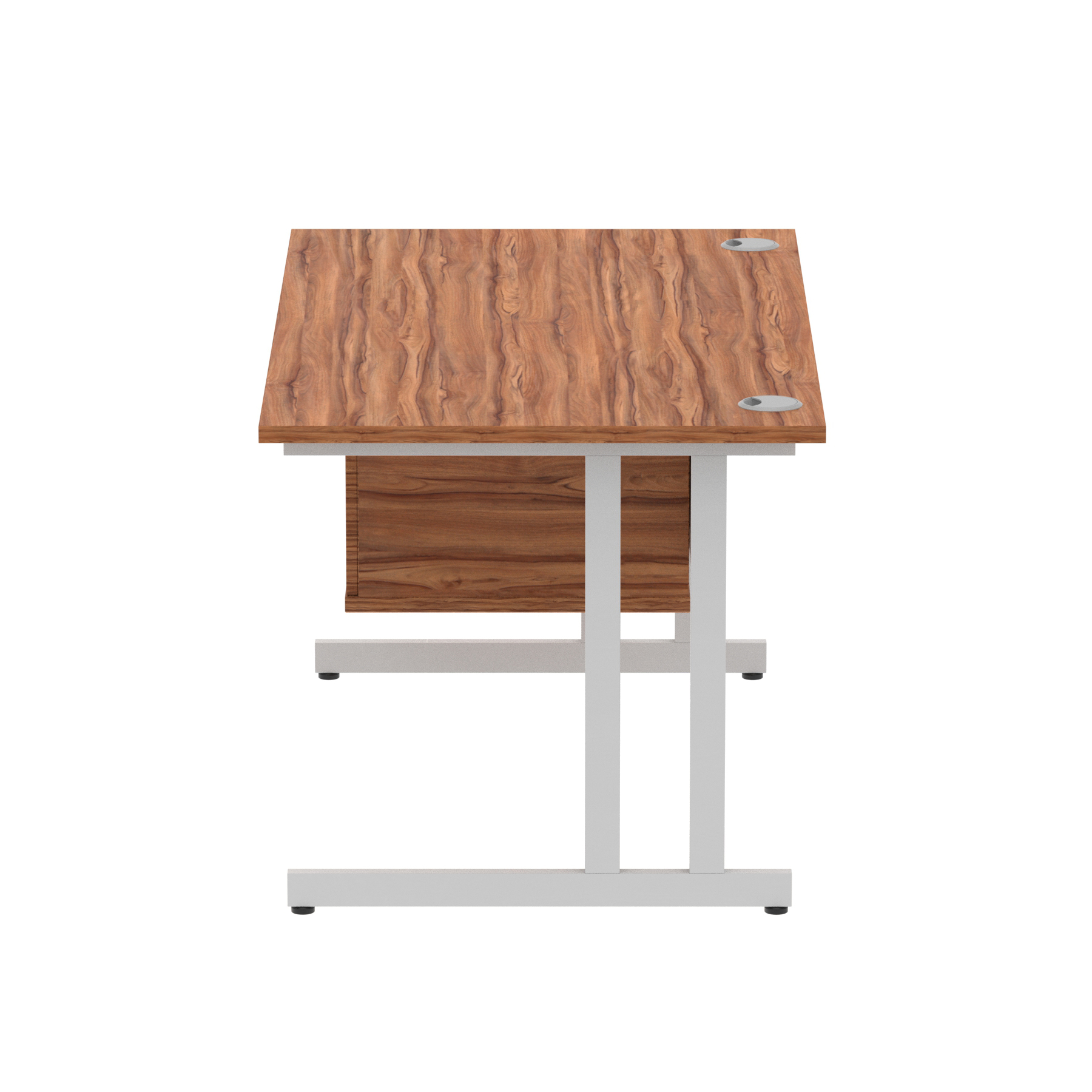 Walnut / Silver Frame