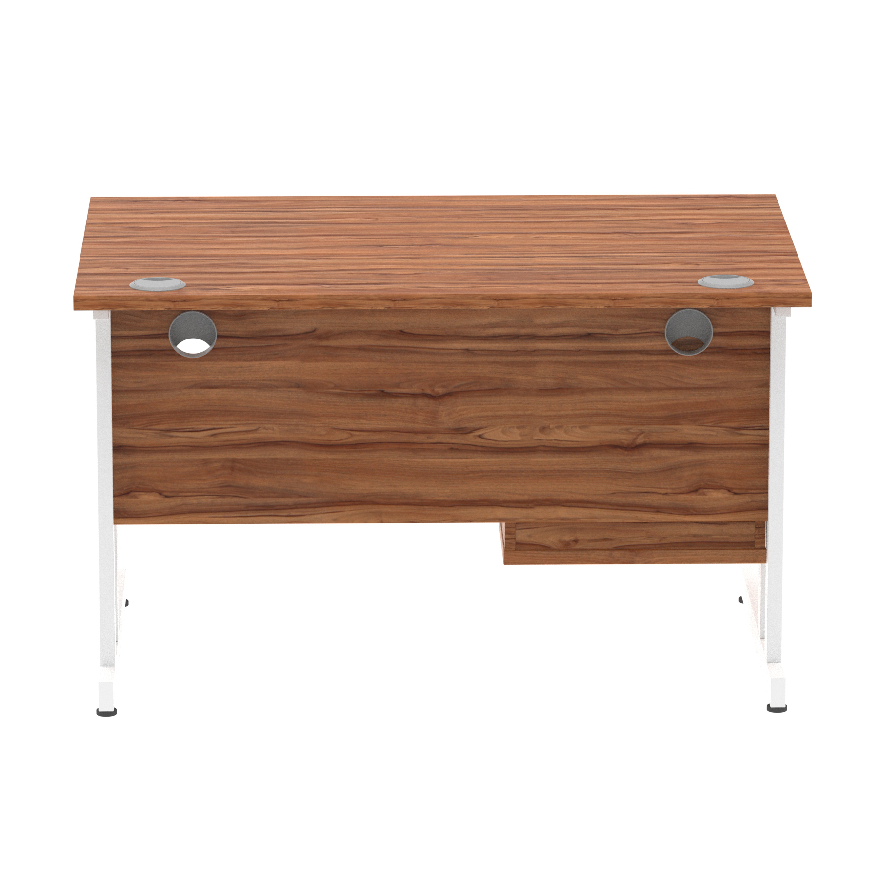 Walnut / White Frame