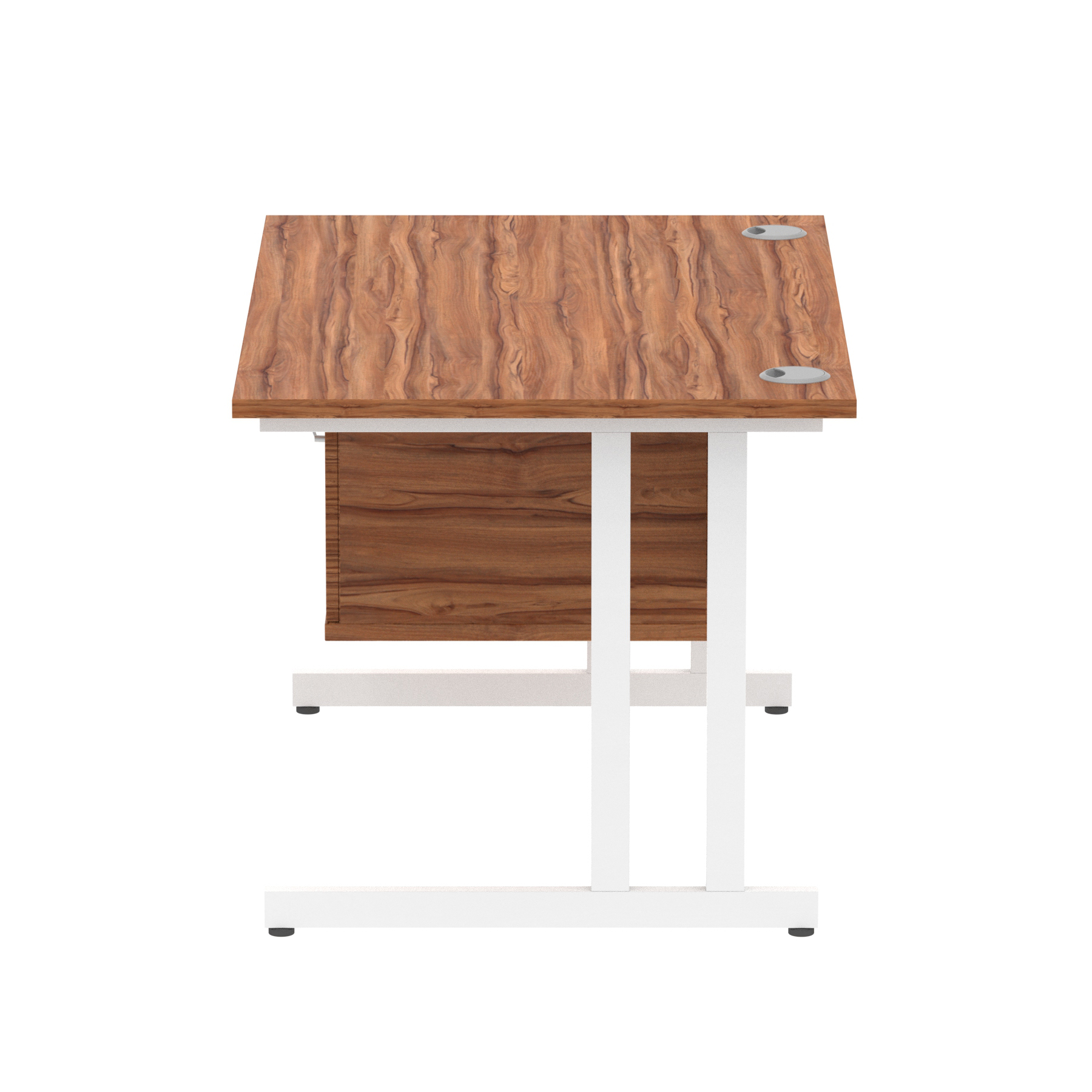 Walnut / White Frame