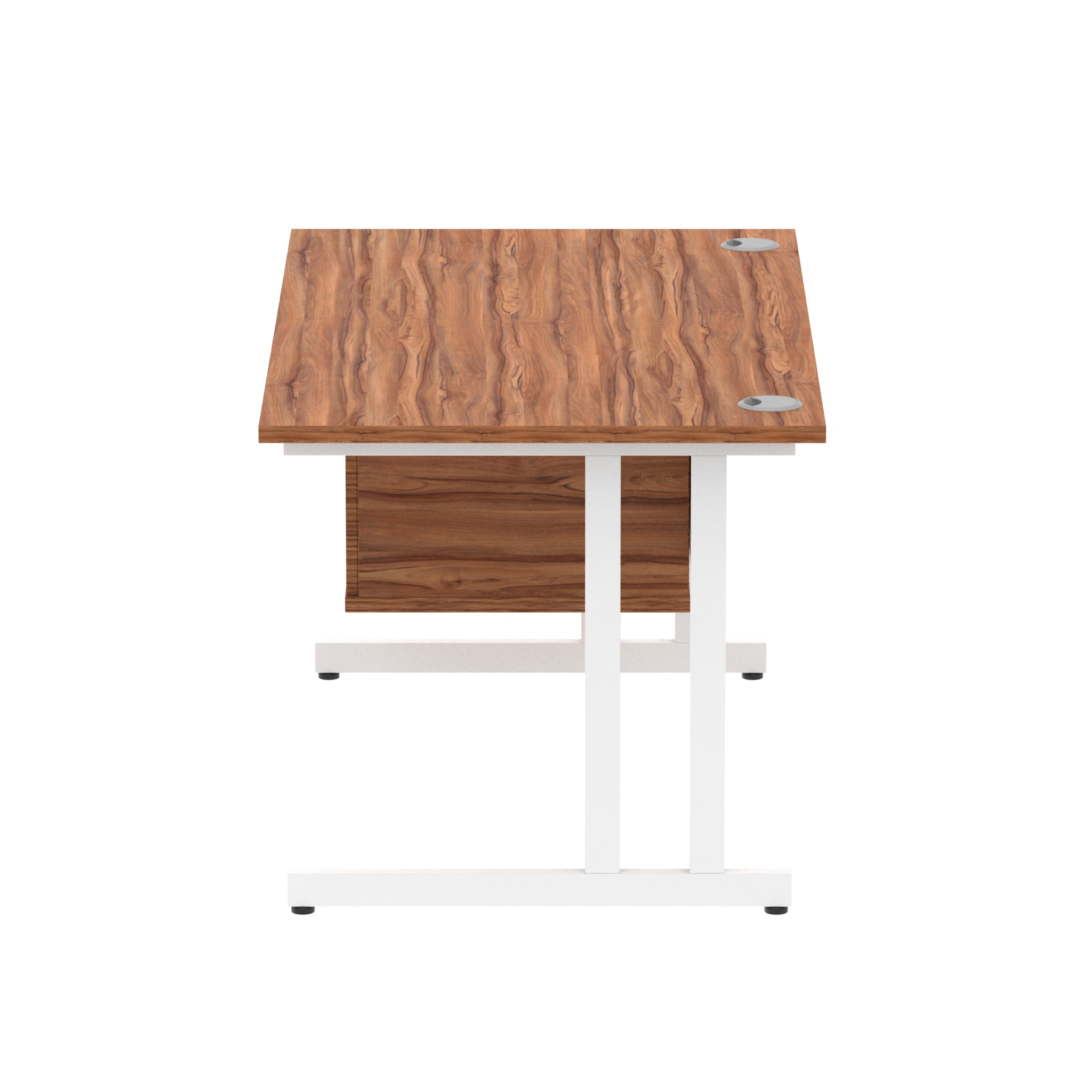 Walnut / White Frame
