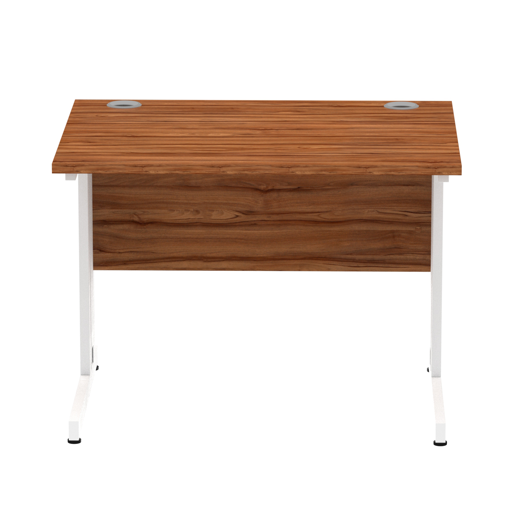 Walnut / White Frame
