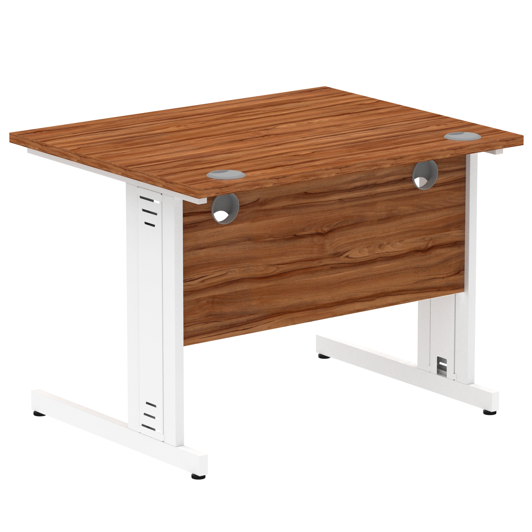 Walnut / White Frame