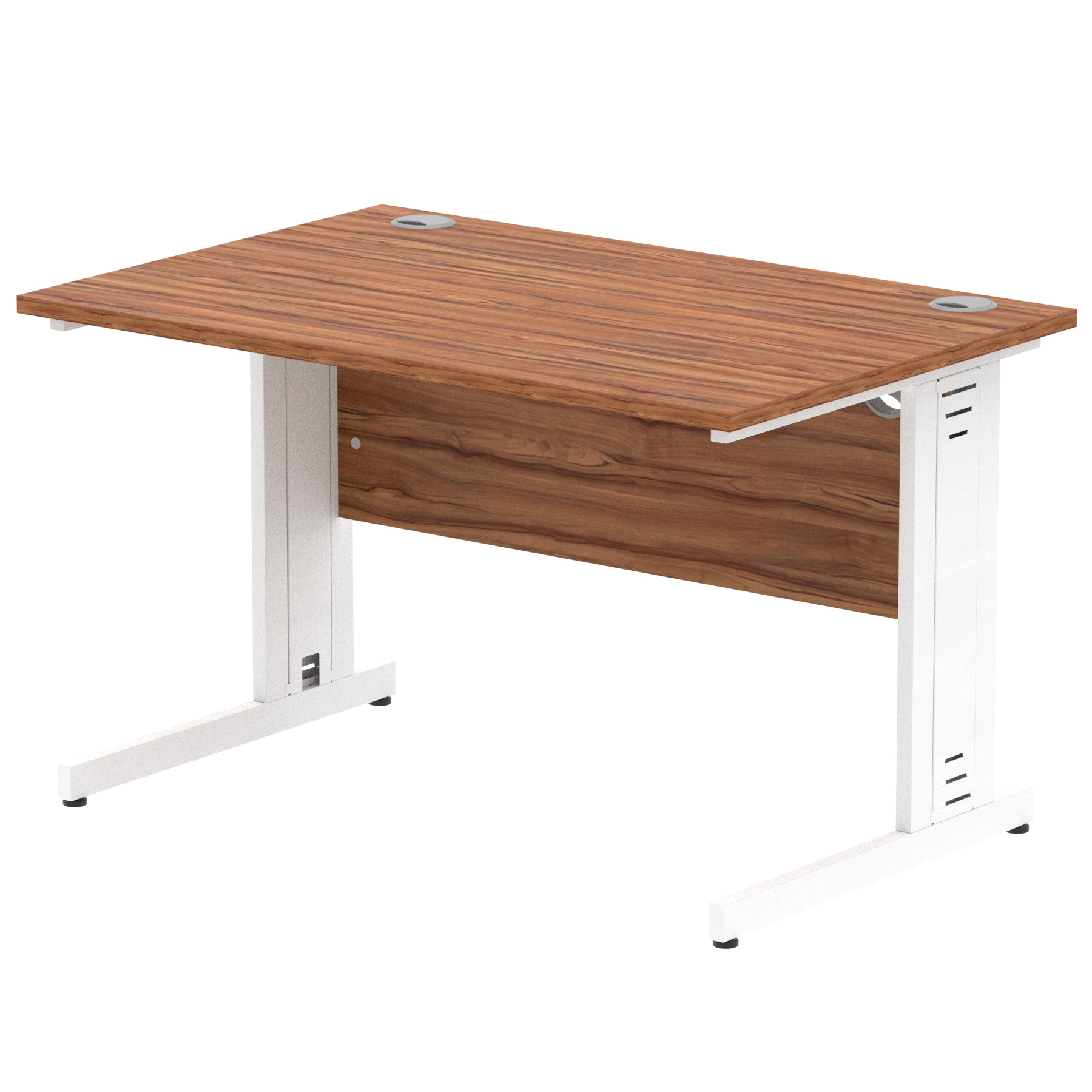 Walnut / White Frame