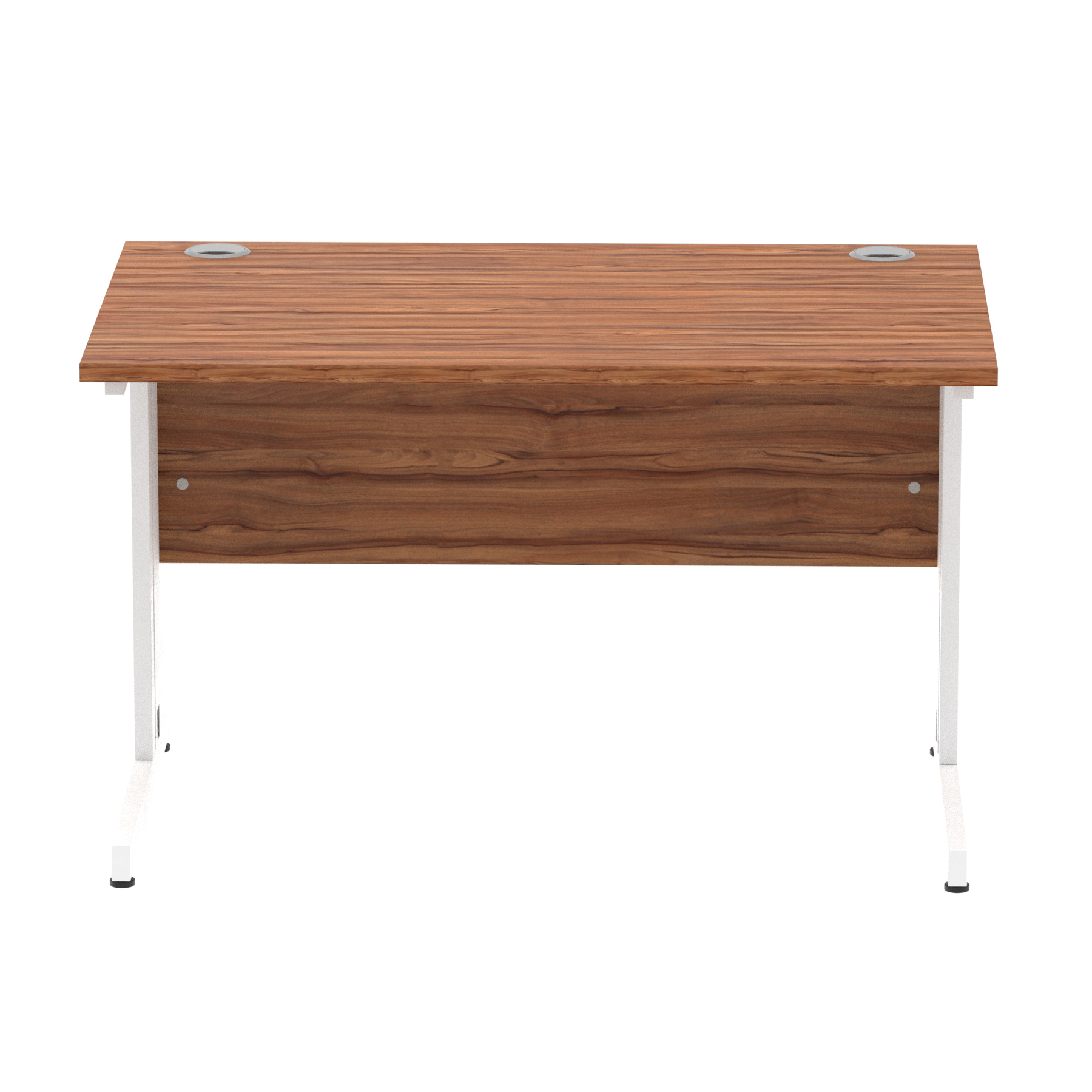 Walnut / White Frame