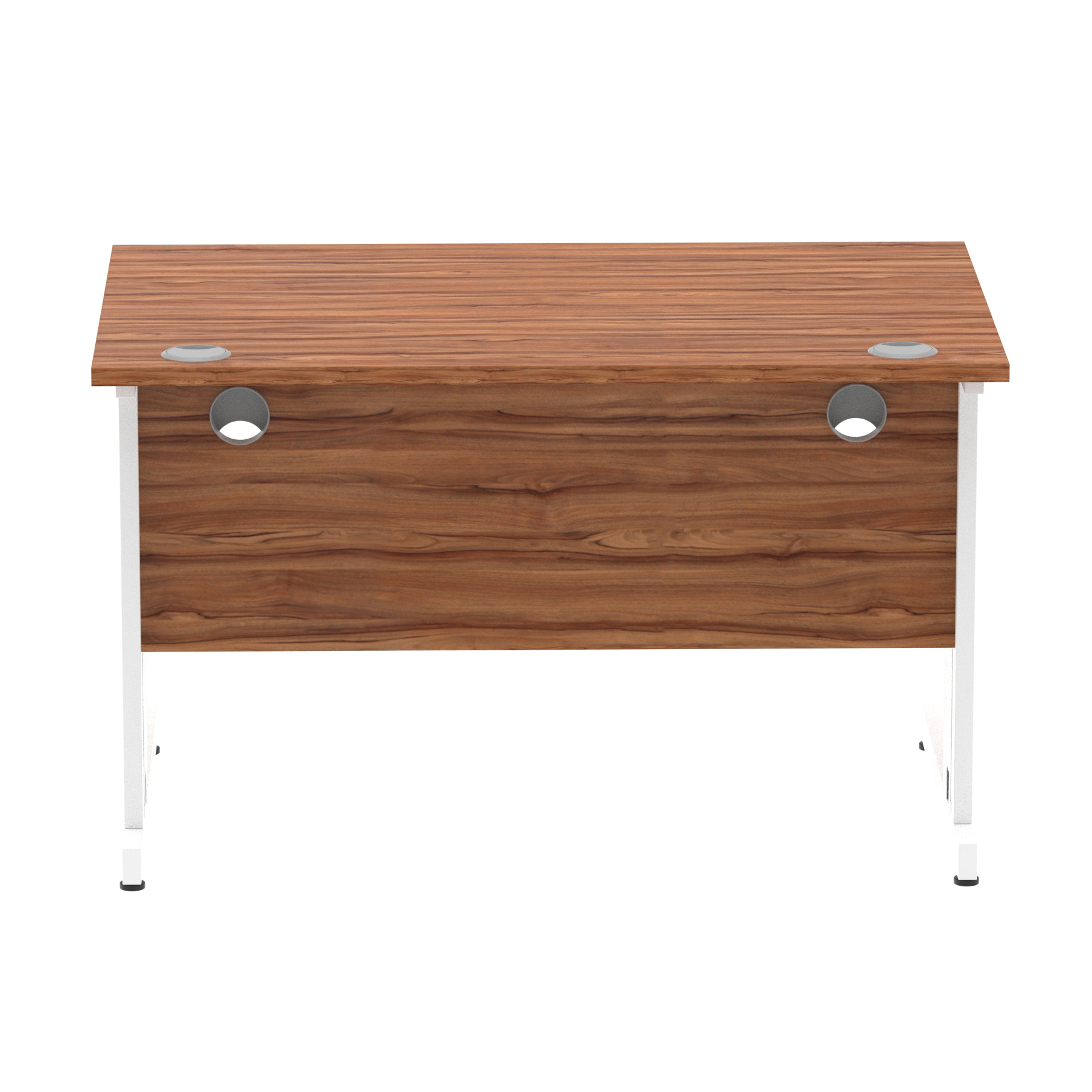 Walnut / White Frame