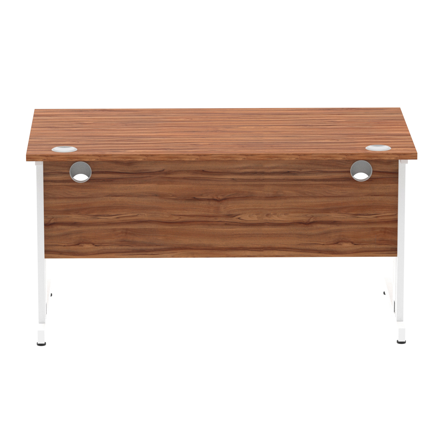Walnut / White Frame