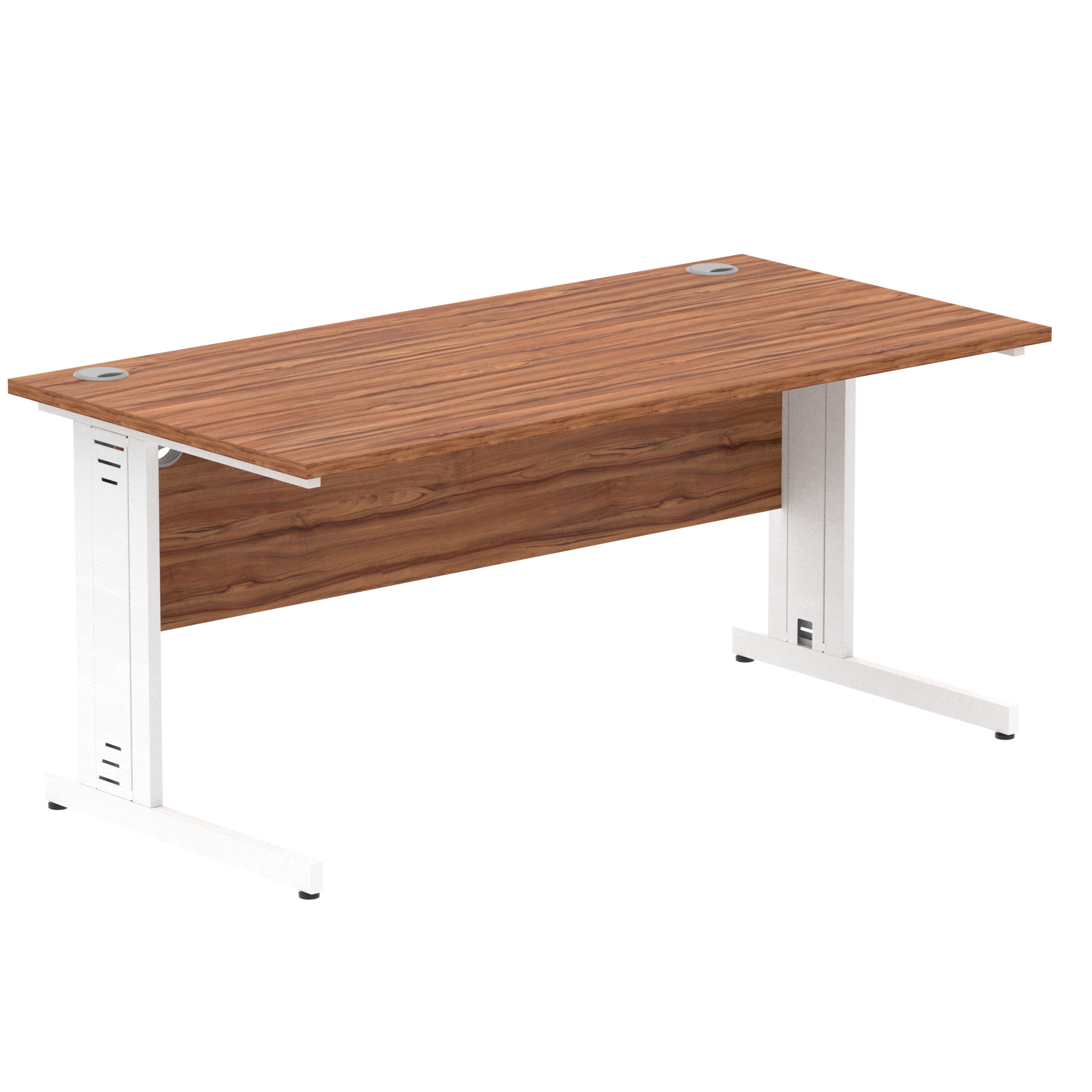 Walnut / White Frame