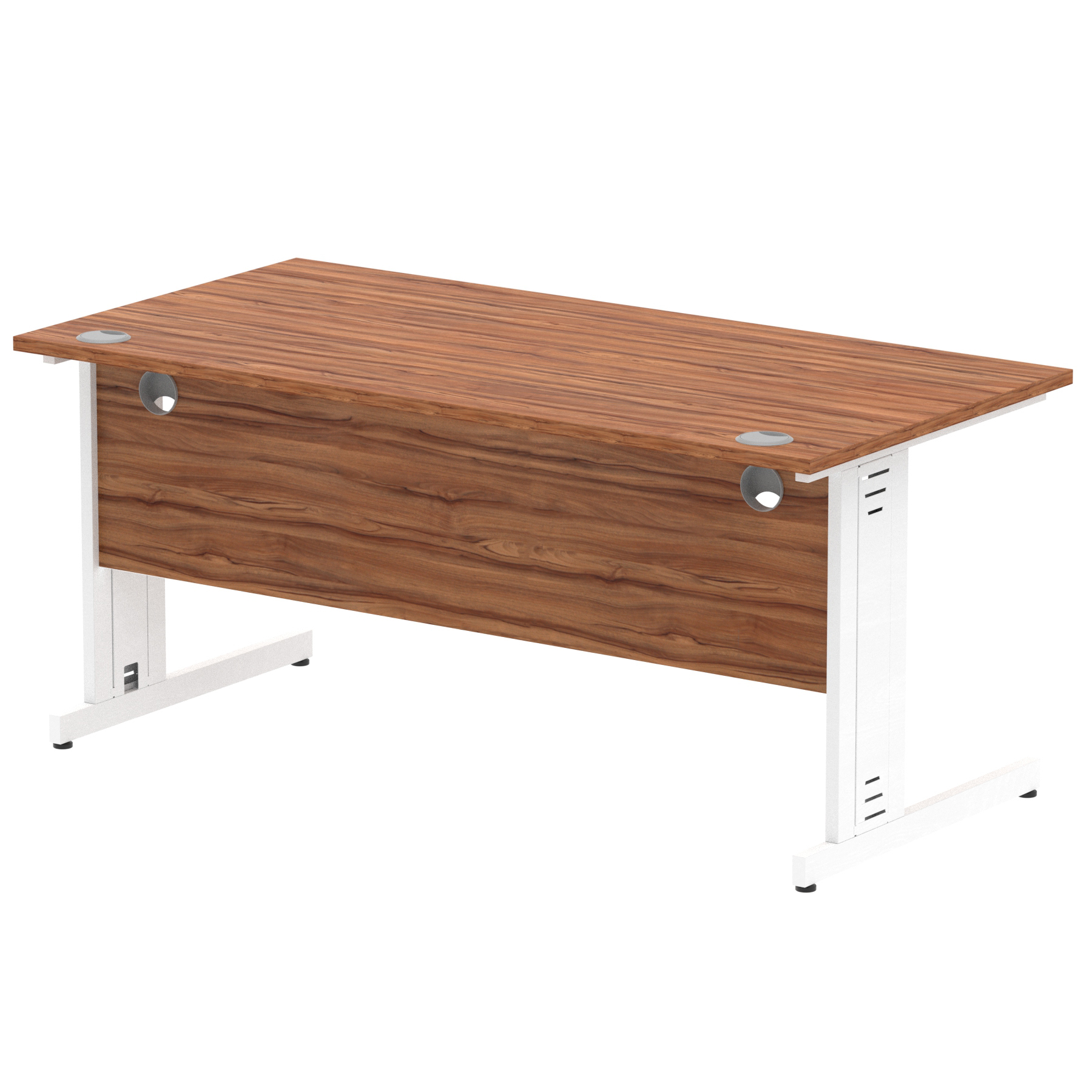 Walnut / White Frame