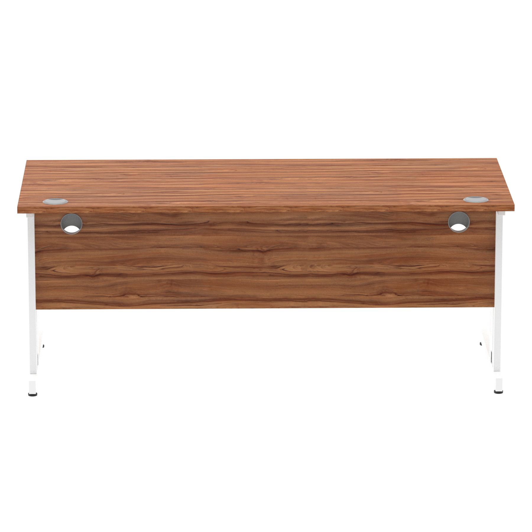 Walnut / White Frame