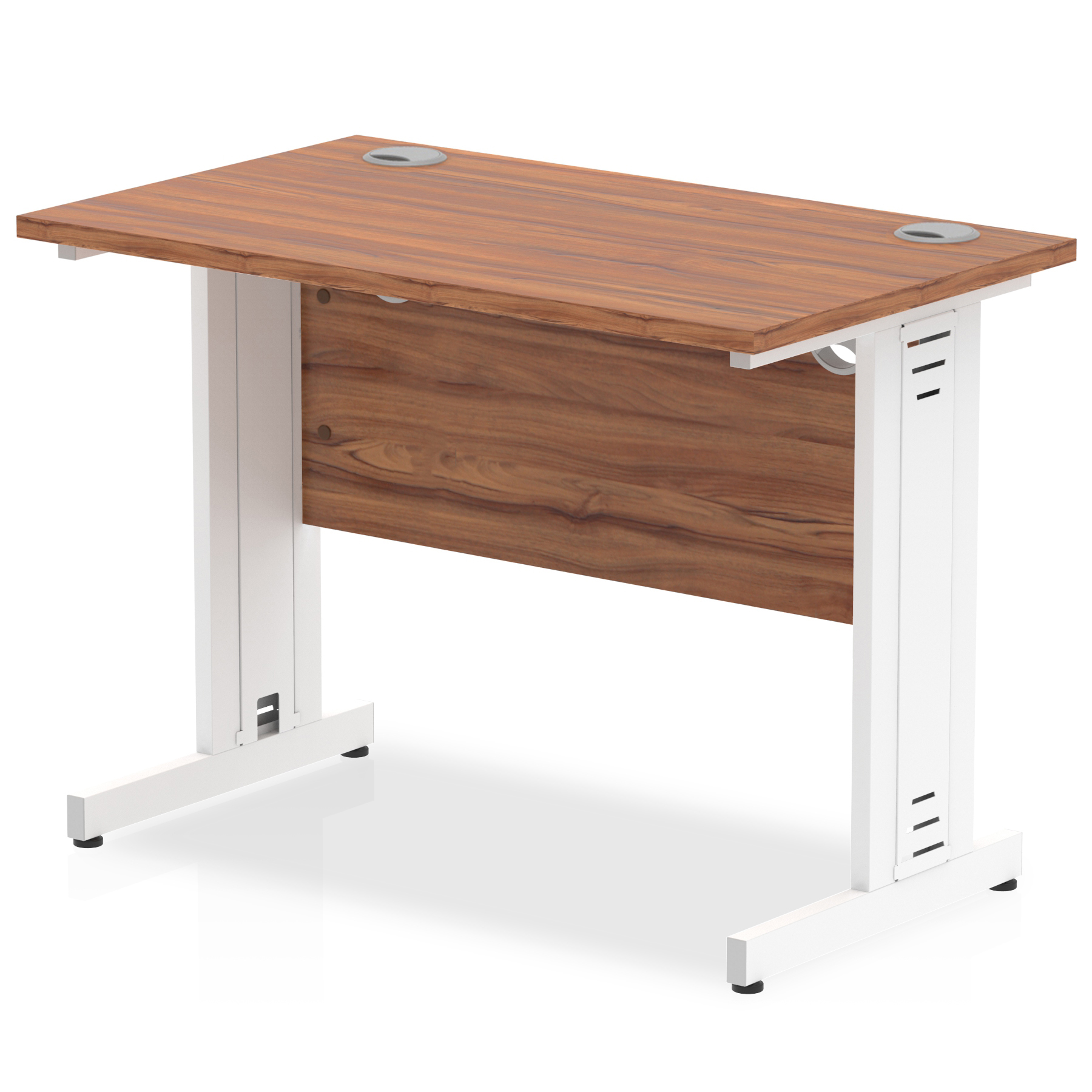Walnut / White Frame