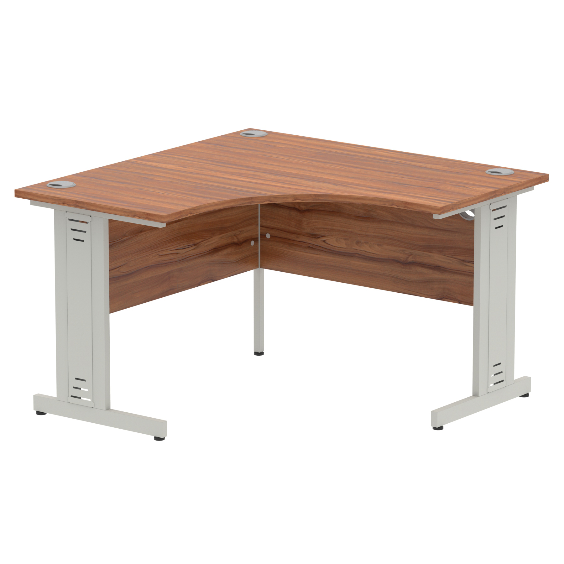 Walnut / Silver Frame