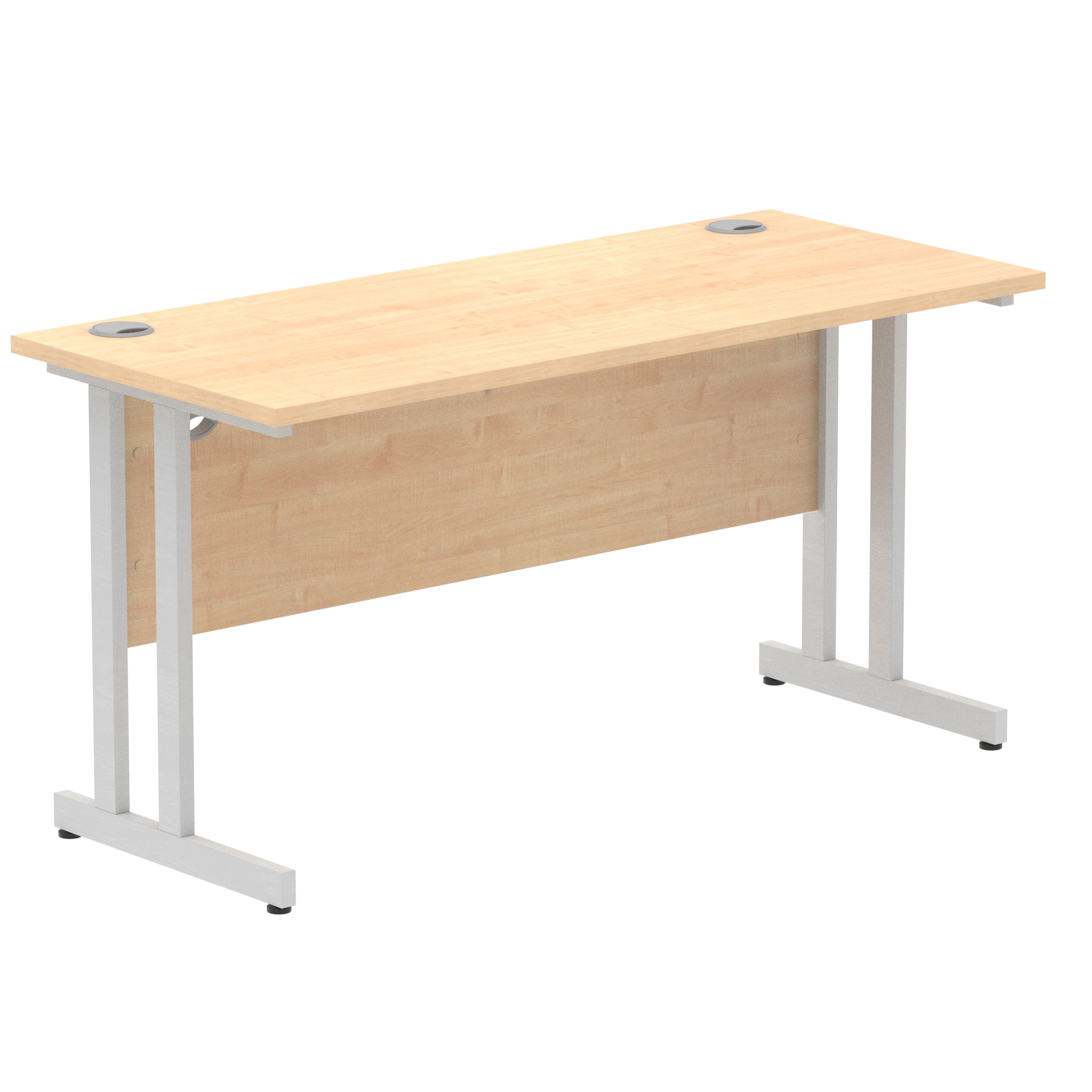 Maple / Silver Frame