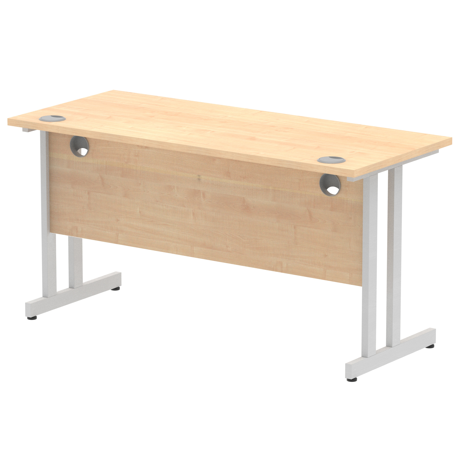 Maple / Silver Frame