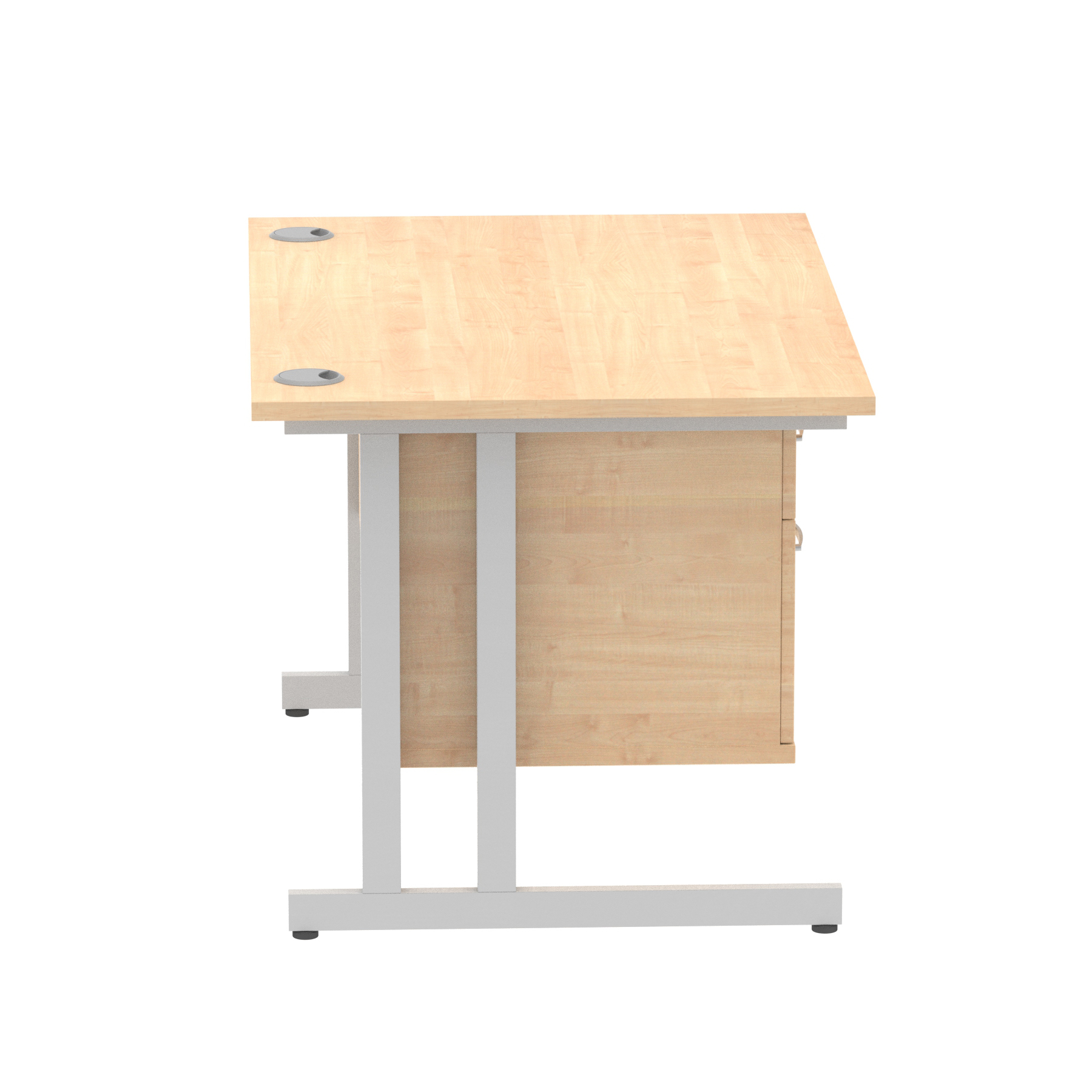 Maple / Silver Frame