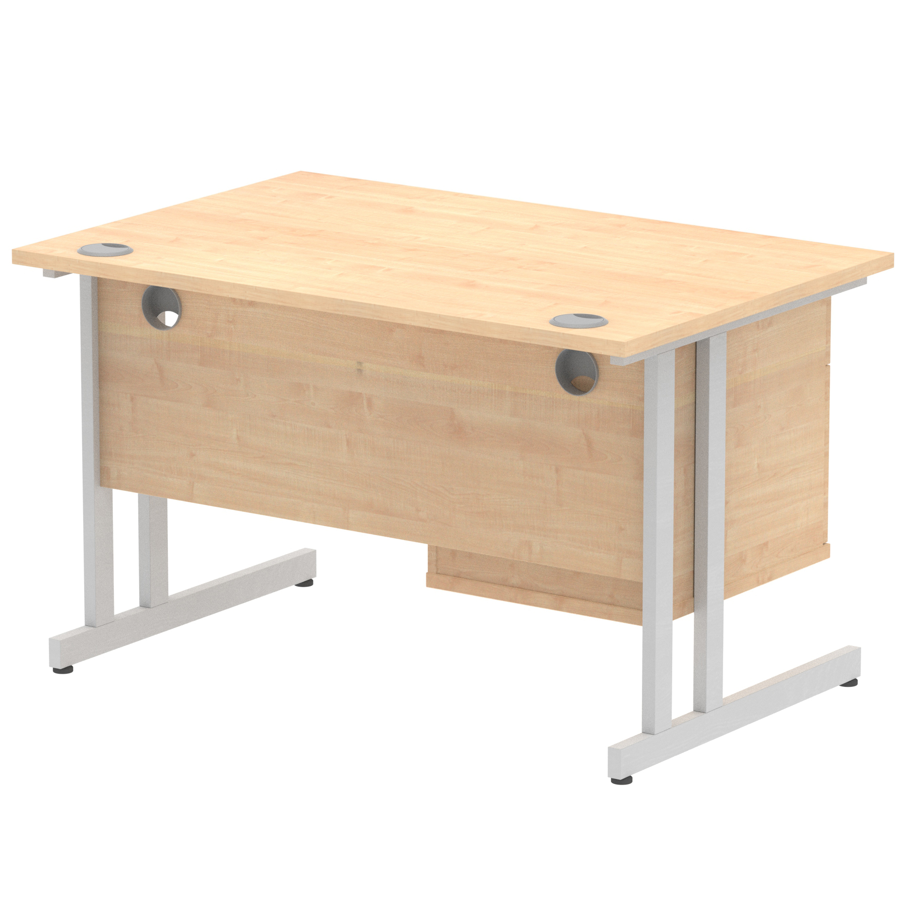 Maple / Silver Frame