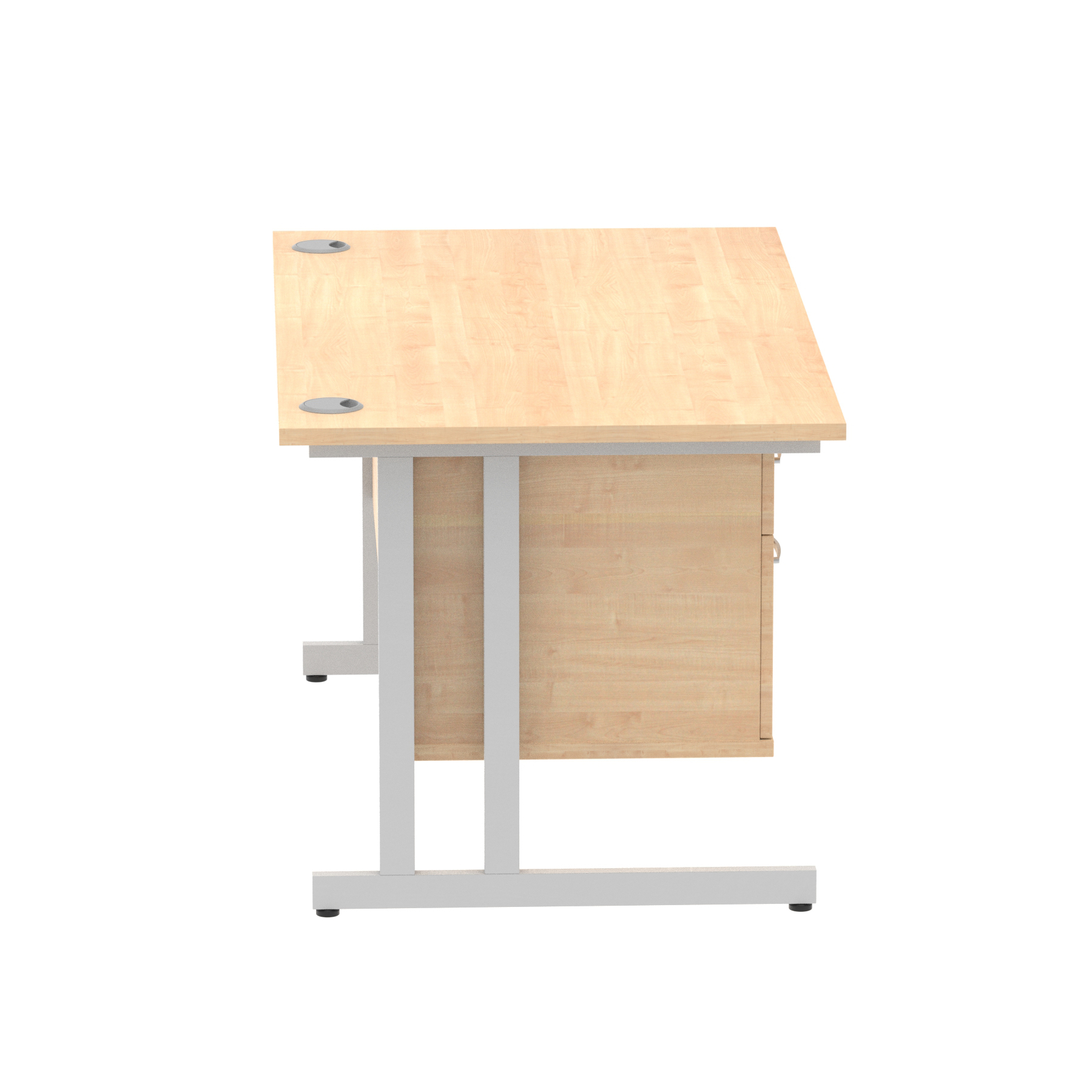 Maple / Silver Frame