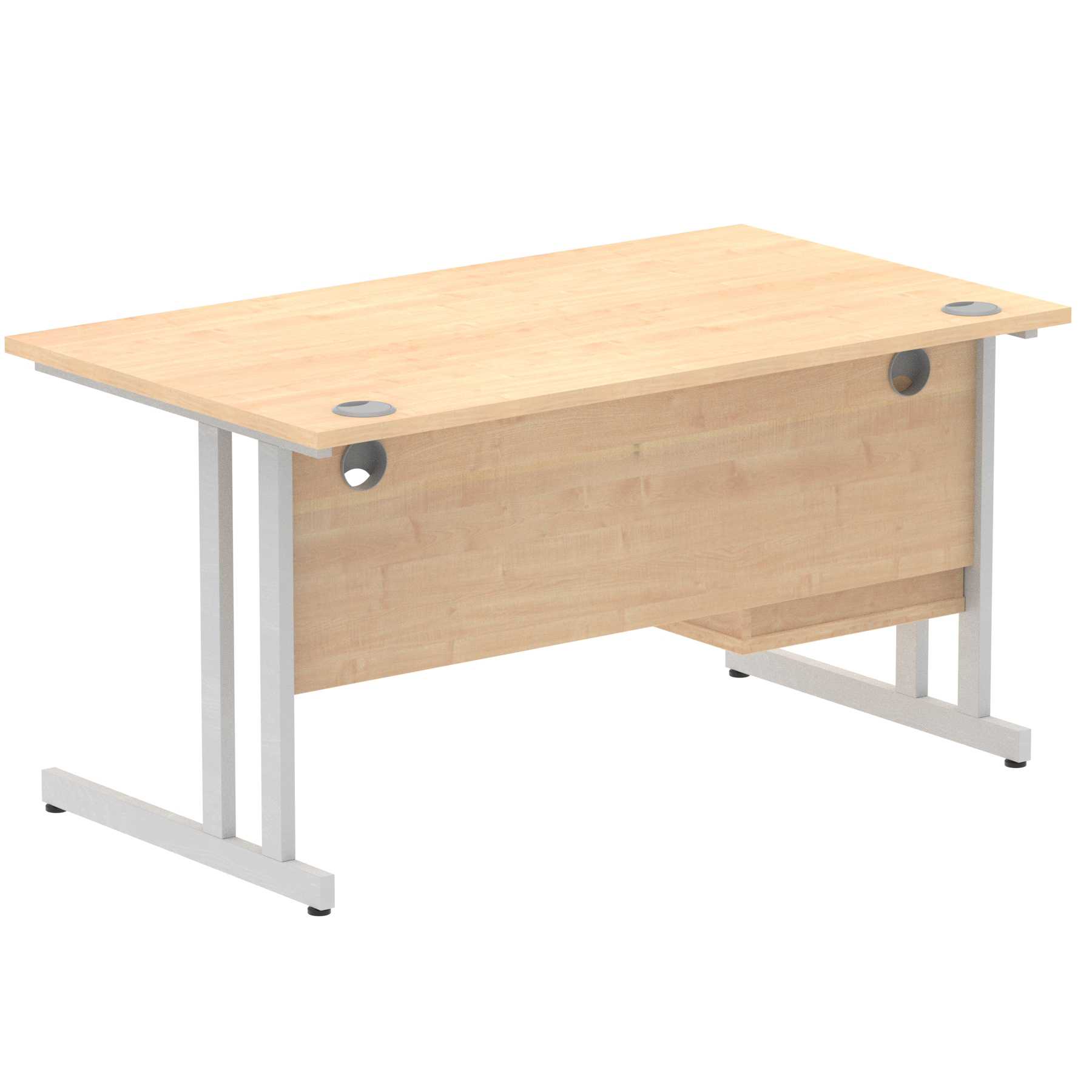 Maple / Silver Frame