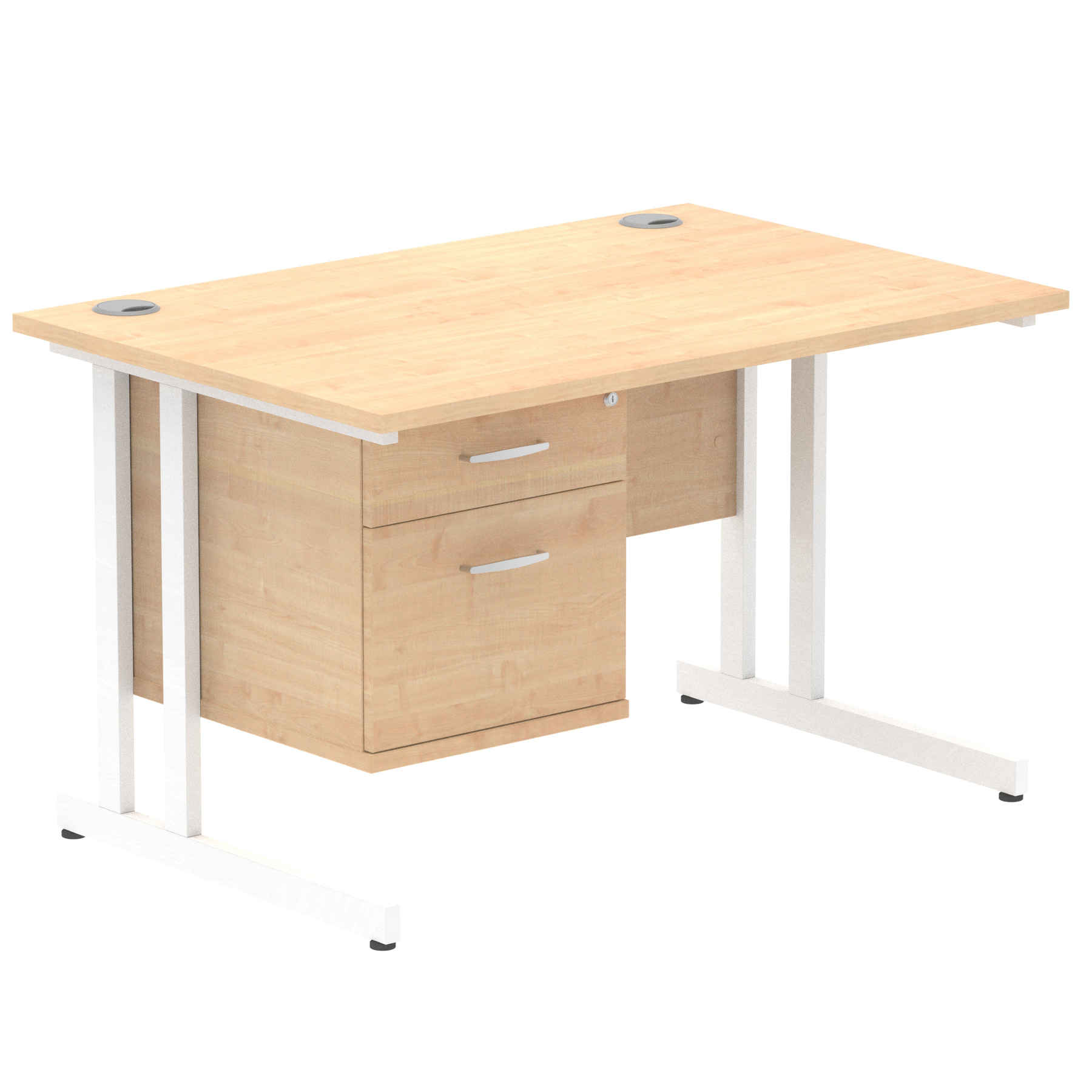Maple / White Frame