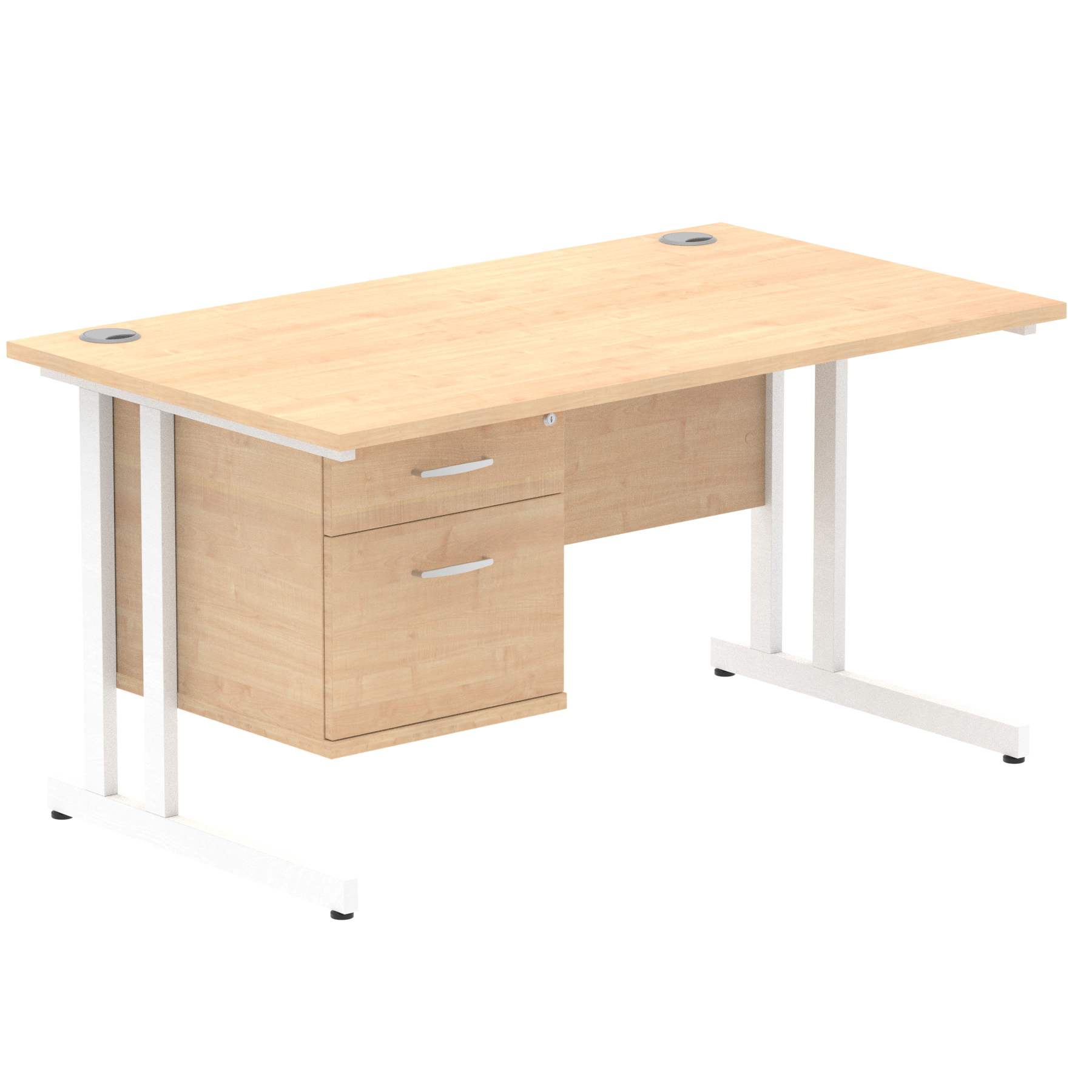 Maple / White Frame