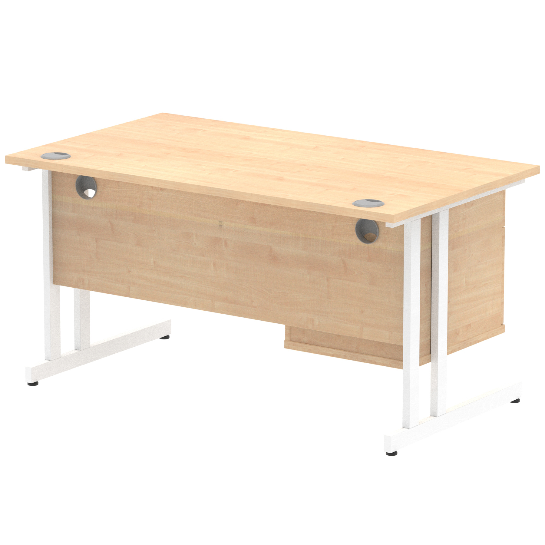 Maple / White Frame